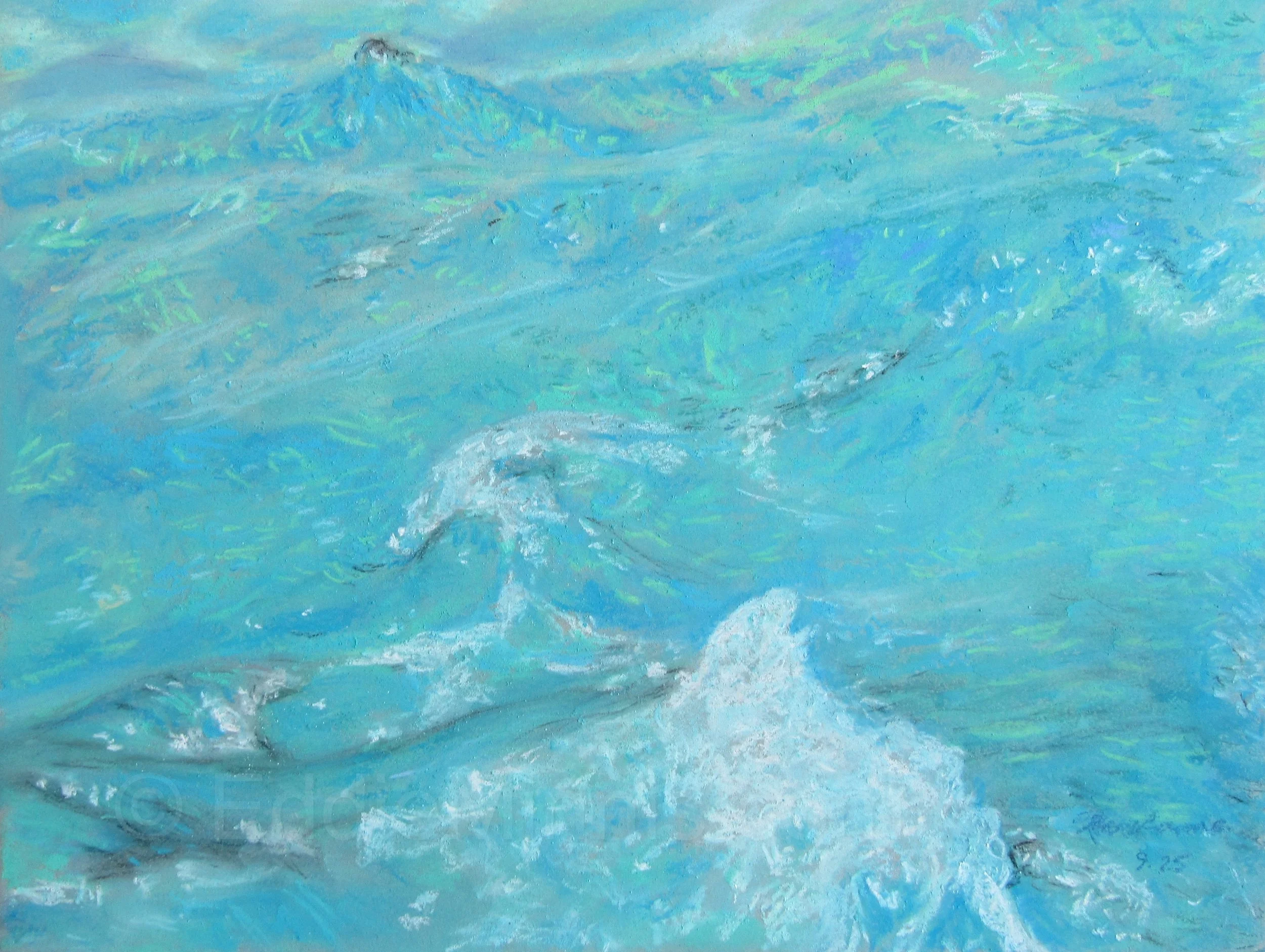 Aqua Splash - 9" x 12"   -  $1,550