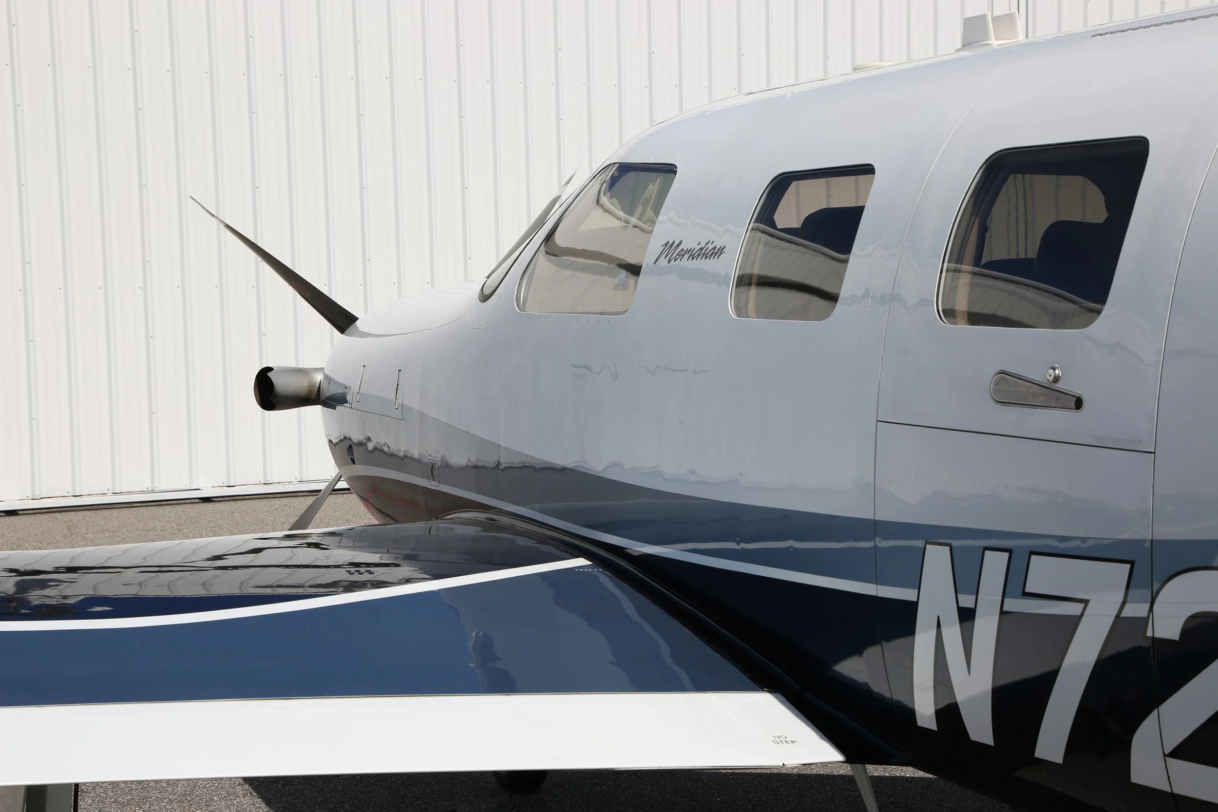 2008 PIPER MERIDIAN N724HA PORT WING and Nose 3.jpg