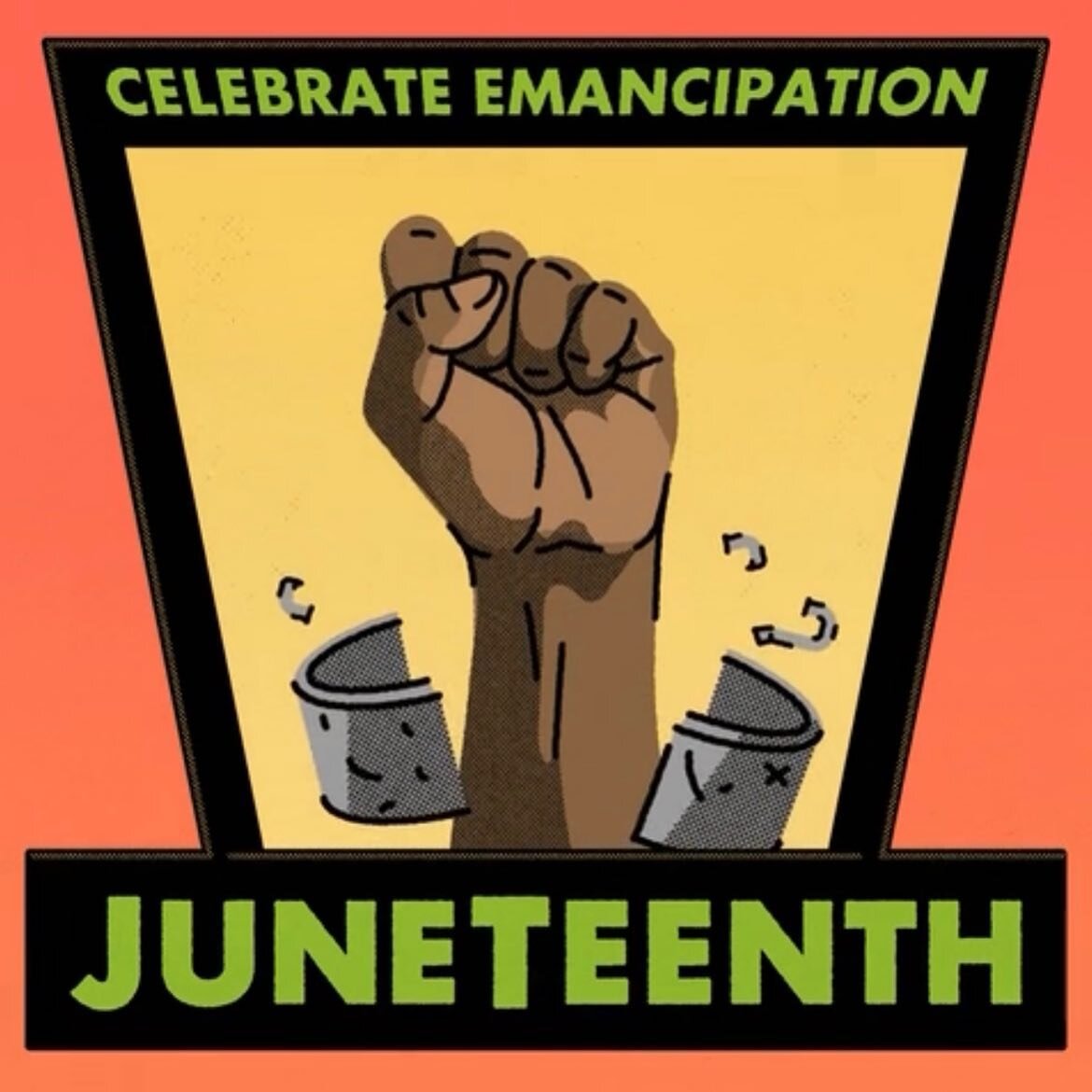 The first step to celebrating ANY holiday is learning it's history, educating those around you, and celebrating correctly. 

This is OUR independence day! ❤️💛💚 🖤 ✊🏾⁠⁠

GIF by @intoactionus