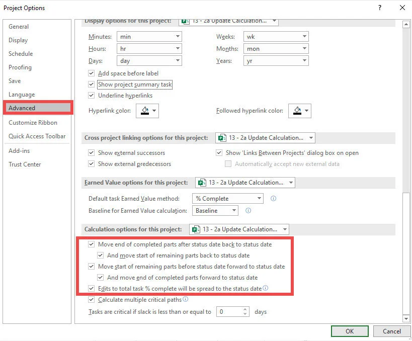 13) Update Project - Microsoft Project Master Learning Program — MS ...