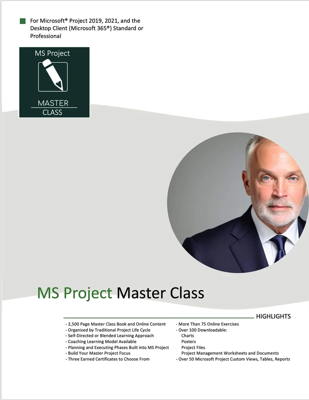 Microsoft Project Master Class Training