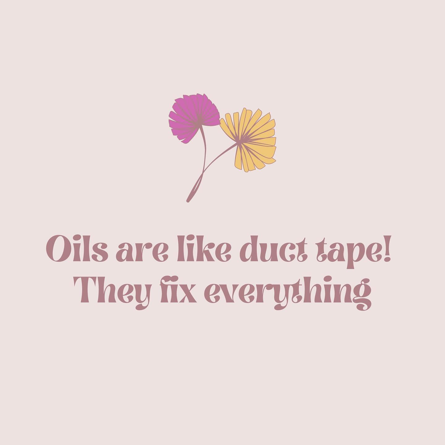 Oils are like duct tape!
.
.
They fix everything
.
.
Drop an emoji below if you agree!

#vibrantliving #essentialoils #naturesmedicine #simplesolutions #aromatherapy #holisticliving #doterralifestyle #introtooils #fuerteventura #laoliva #corralejo