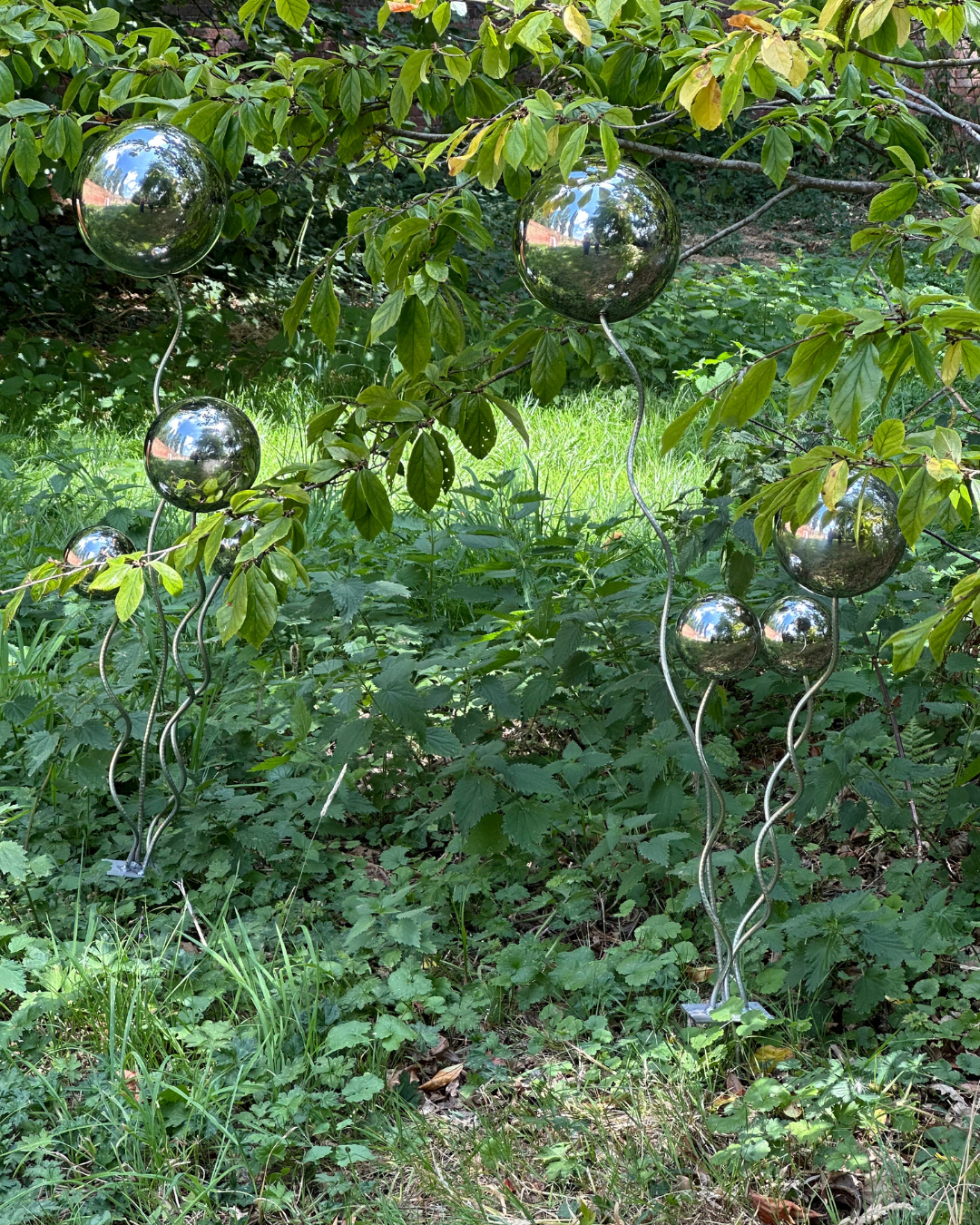 19. Spiral Alliums by Steven Baillie of Maverick Garden Art