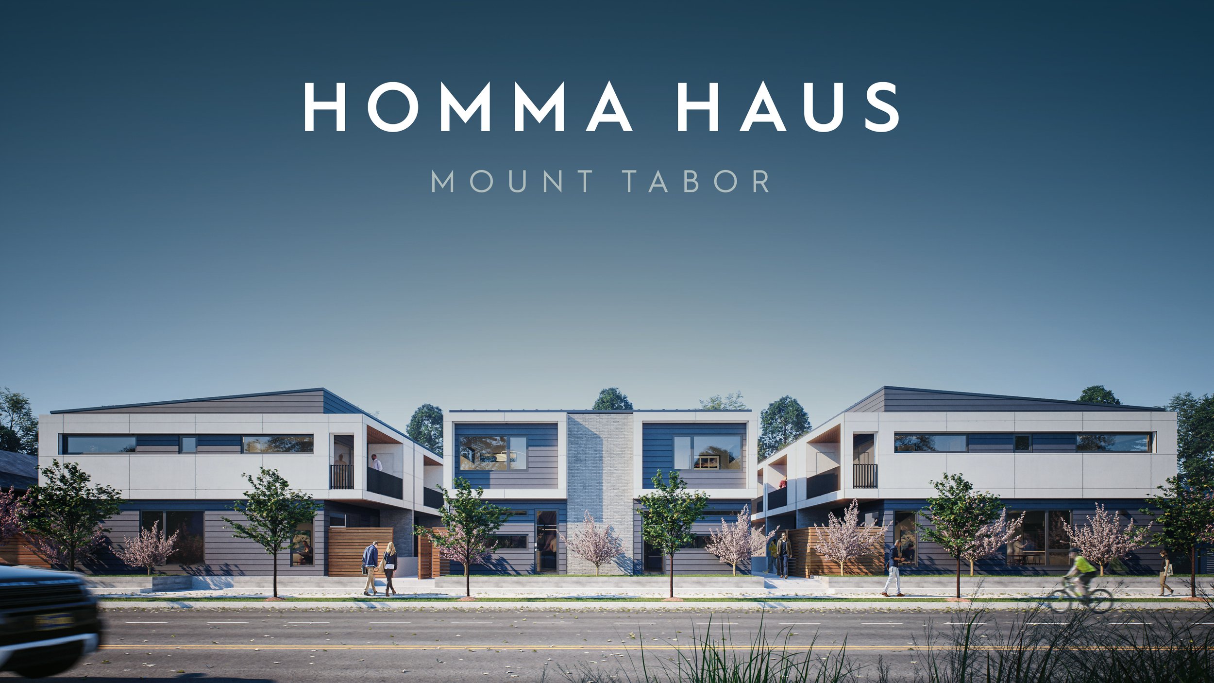HOMMA debuts its first Portland townhome community, HOMMA HAUS Mount Tabor.