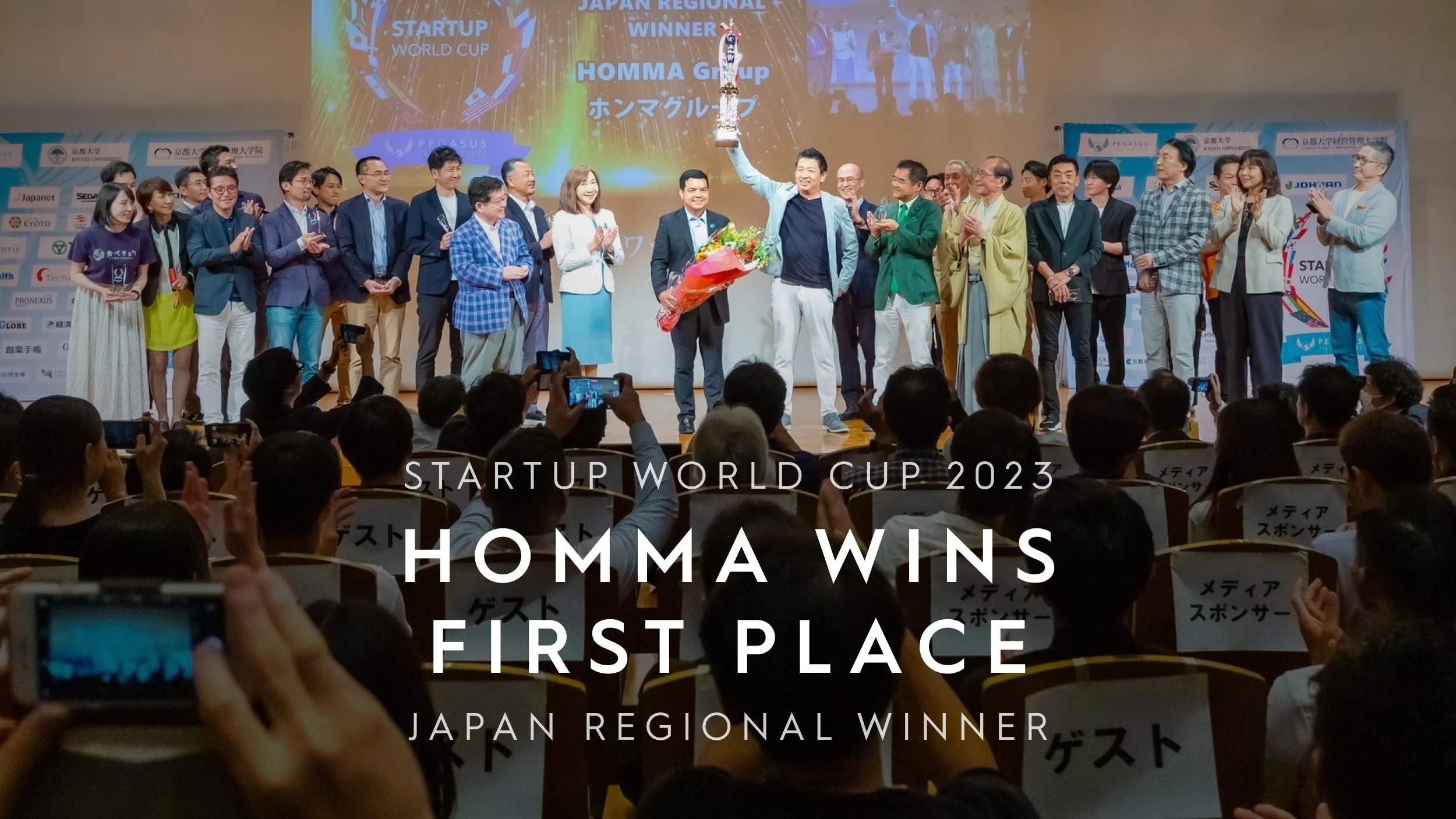 HOMMA Group Wins Startup World Cup 2023 Kyoto Regional Pitch Event