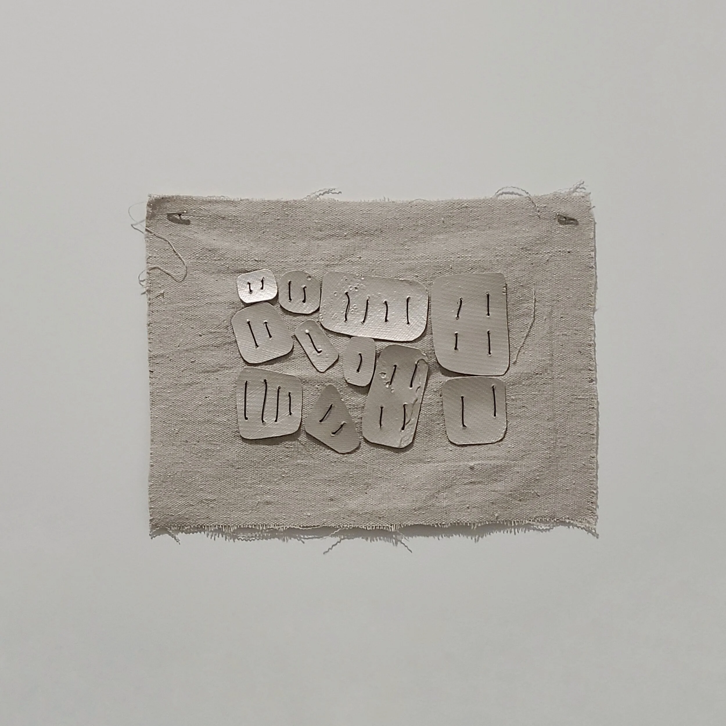 "Brushed Pearl" (stitched)