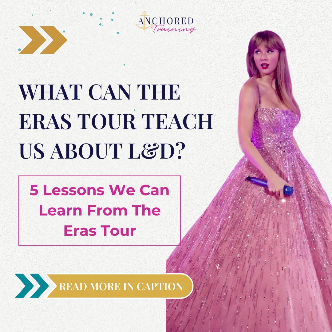Can Taylor Swift teach us anything about L&amp;D? We think so! 🤯

As the highest-grossing tour of all time, The Eras Tour did what every good L&amp;D department is aspiring to do:
✅ Provided an immersive experience based on authenticity
✅ Optimized 