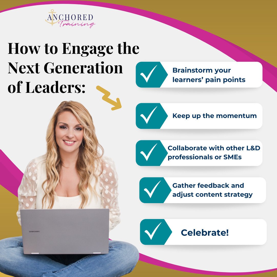 So what are the next steps in your campaign to create bingeable learning content and engage the next generation of leaders?

Brainstorm your learners&rsquo; pain points. Narrow down your topic to include a compelling hook and one clear call-to-action