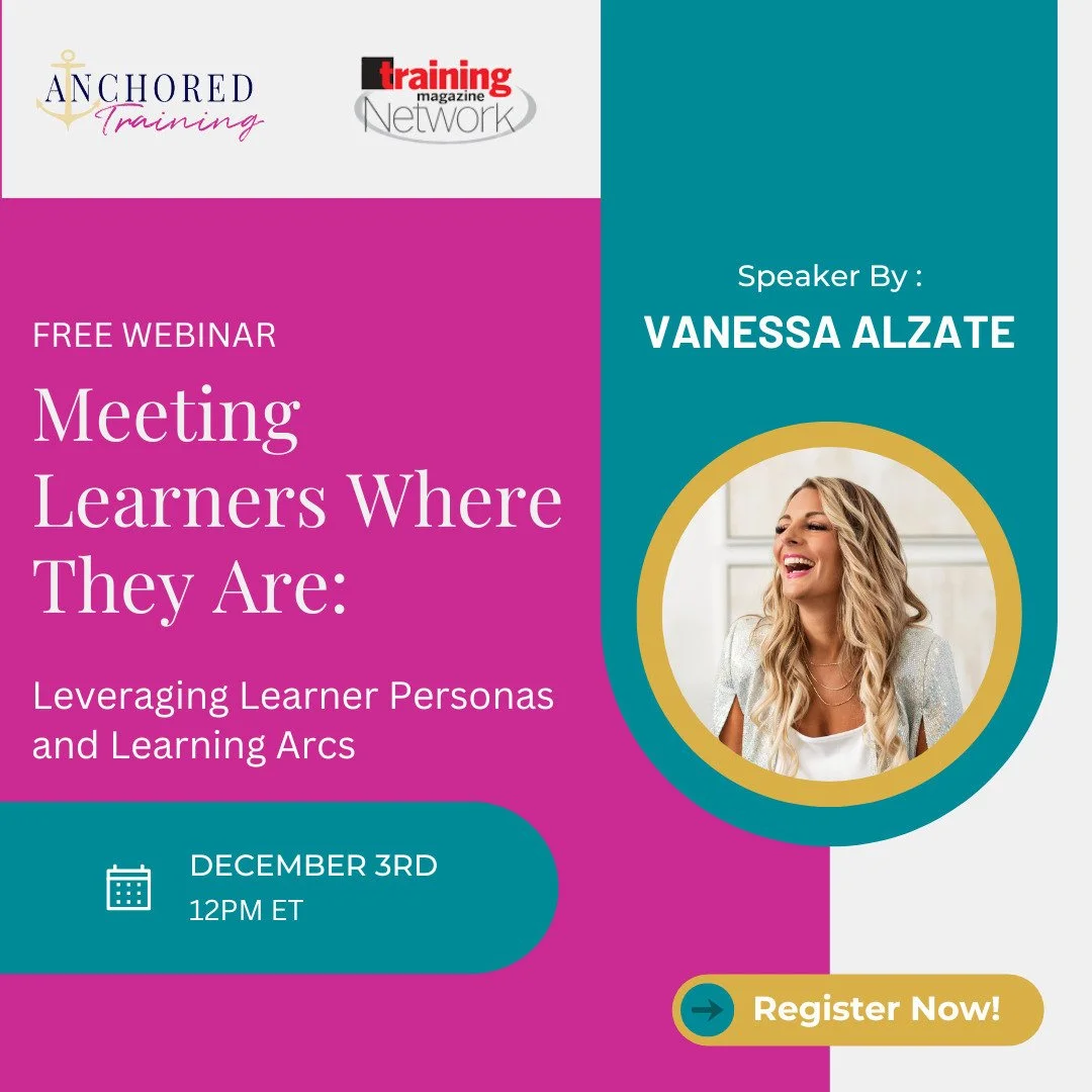 It's long overdue for us to be meeting learners where they are...

If you're wondering why your learning is not resonating with or making the impact on your learners like you know it has the potential to, this is why!

Join us for our latest webinar 