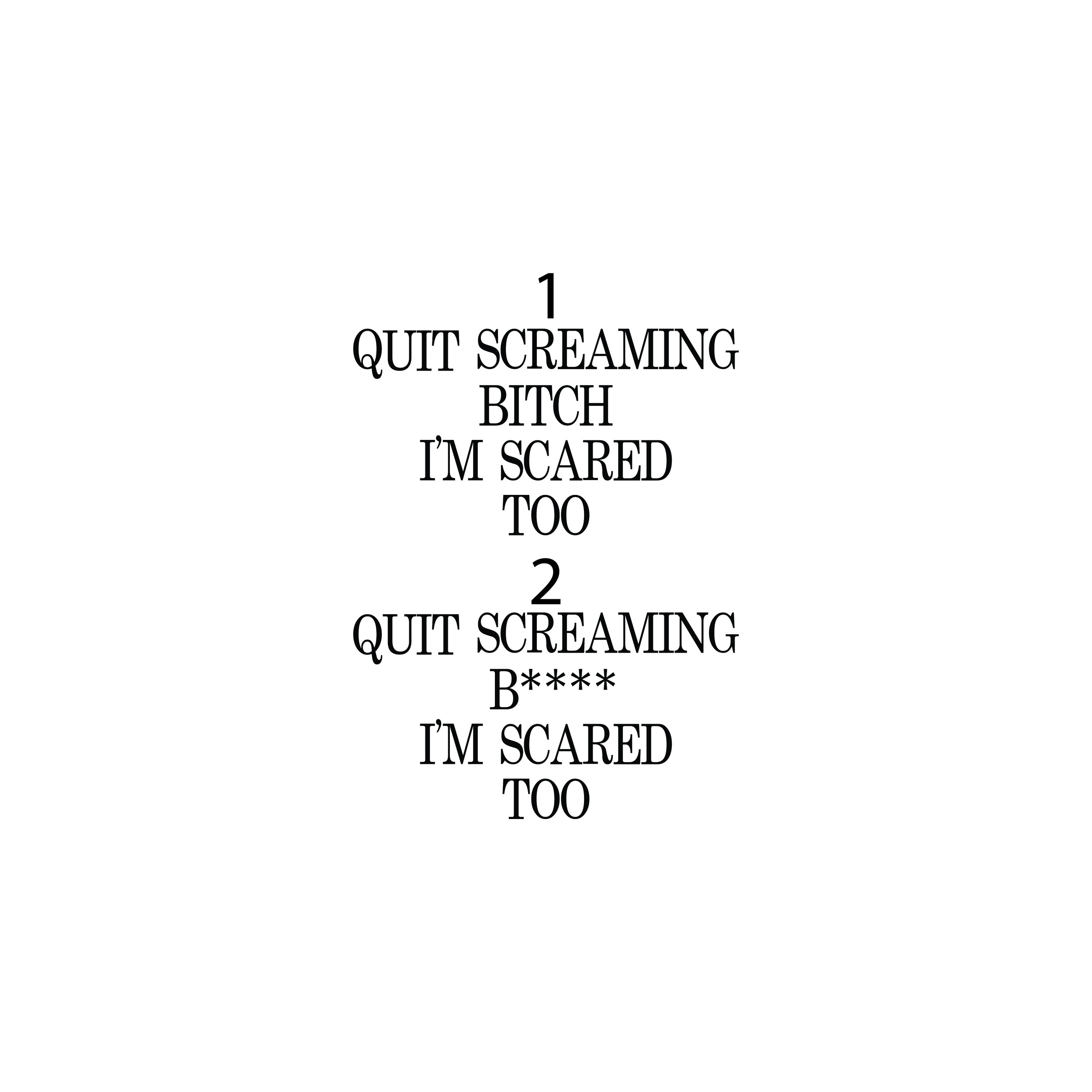 QUIT SCREAMING.jpg