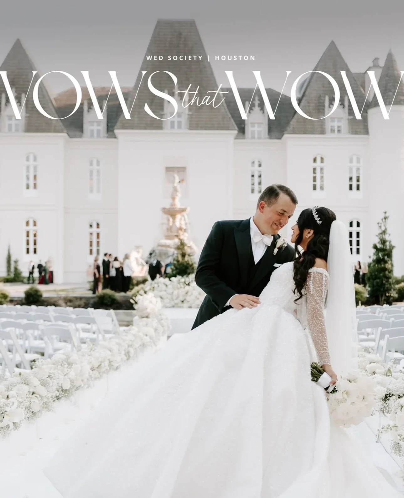 I was so excited to see my fabulous bride @hallaehrlich featured in @wedsociety.houston Vows that Wow! It was a truly breathtaking day from start to finish, and I can&rsquo;t think of any wedding more deserving. 

Halla, you were such a fabulous brid