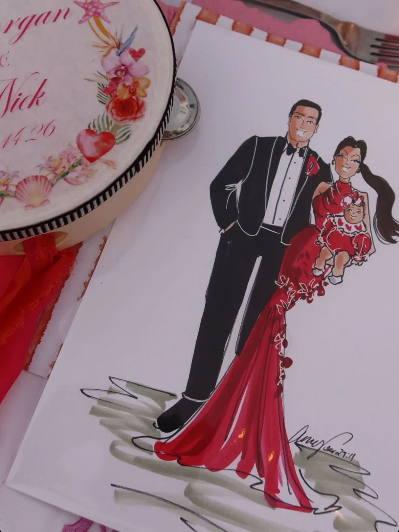 🎶 Bermuda, Bahama, come on pretty mama 🎶 
Morgan and Nick&rsquo;s Valentine&rsquo;s Day wedding @bahamarresorts was the dreamiest night! The dress code was immaculate, the guests were a total vibe, and flamingos mingled during cocktail hour. 

My f