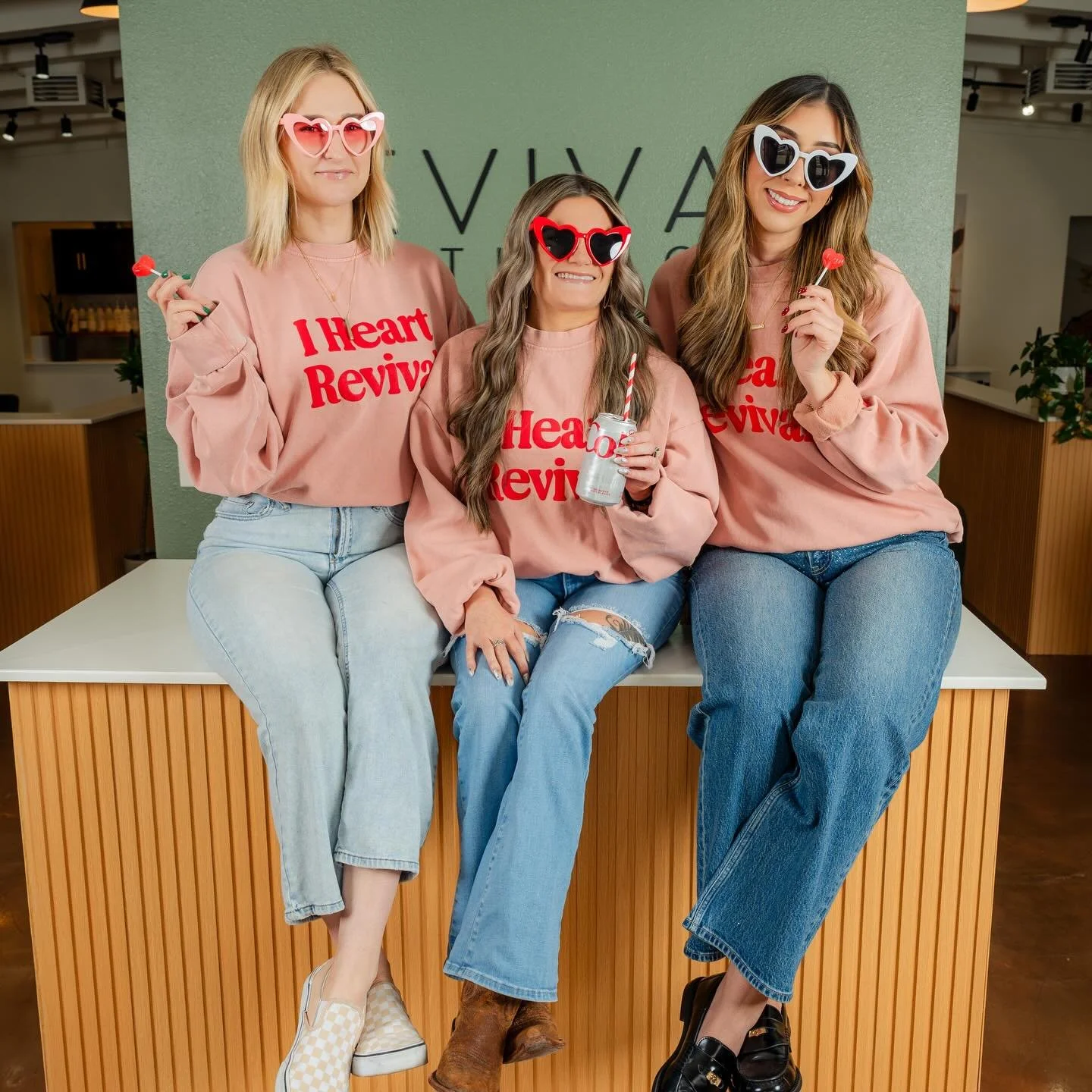 Happy Month of Love ❤️ @revivalstudio_ we're celebrating love in every way - with love in our hearts for our clients, and love for the products we share. When you book, visit, or refer friends, know you're getting honesty, integrity, and ❤️. We want 