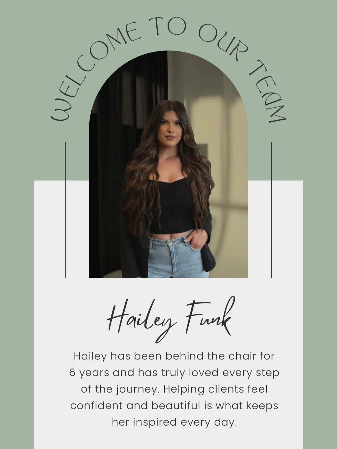 ✨ Welcome Wednesday: Meet Hailey ✨

1. How long have you been in the industry?
I&rsquo;ve been behind the chair for 6 years, and I&rsquo;ve truly loved every step of the journey. Helping clients feel confident and beautiful is what keeps me inspired 