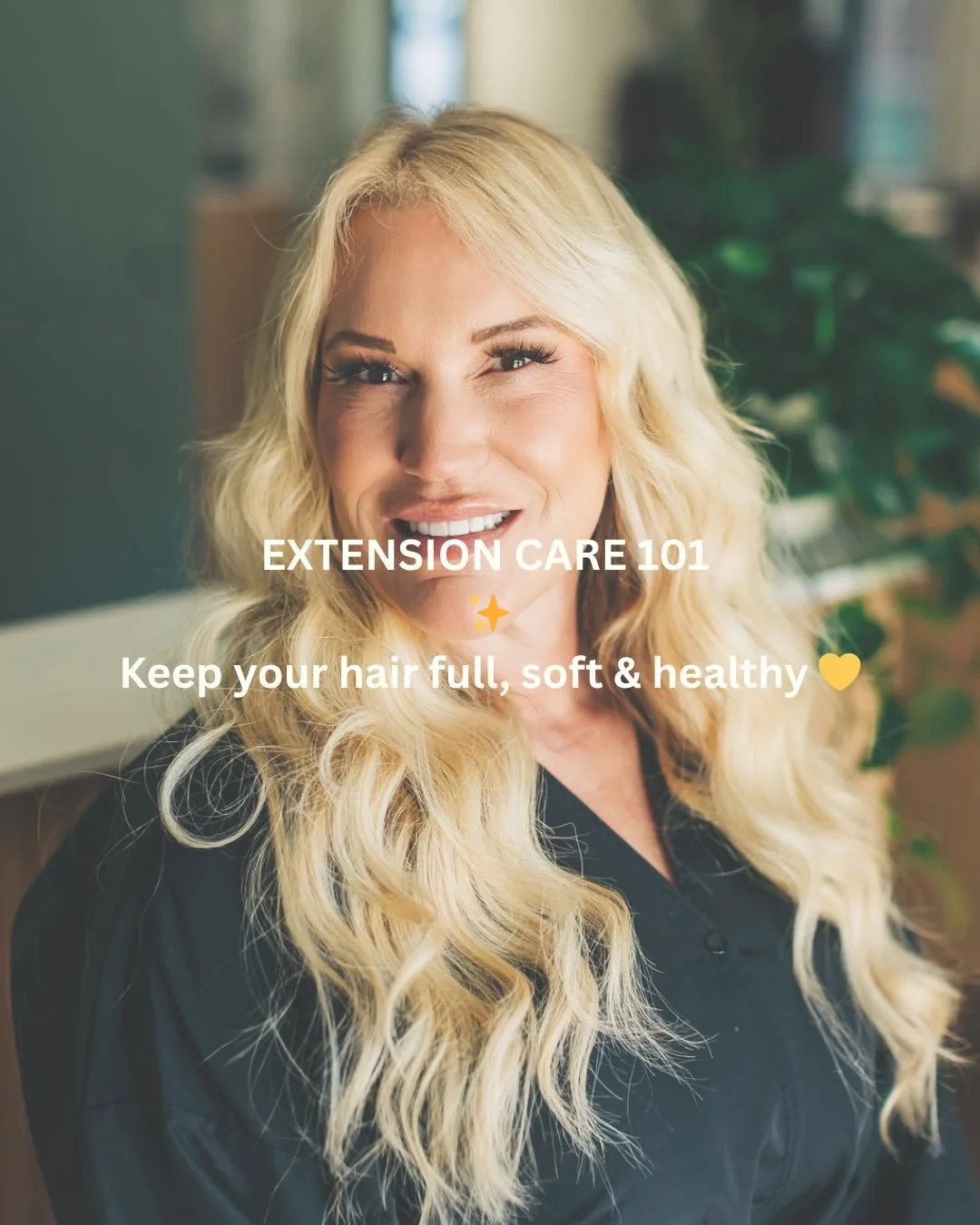 Your extensions are an investment&hellip; treat them like it ✨

The key to long-lasting, soft, healthy extensions?
✨ The right routine
✨ The right products

From washing + drying to oiling and daily care&mdash;these small habits make the biggest diff