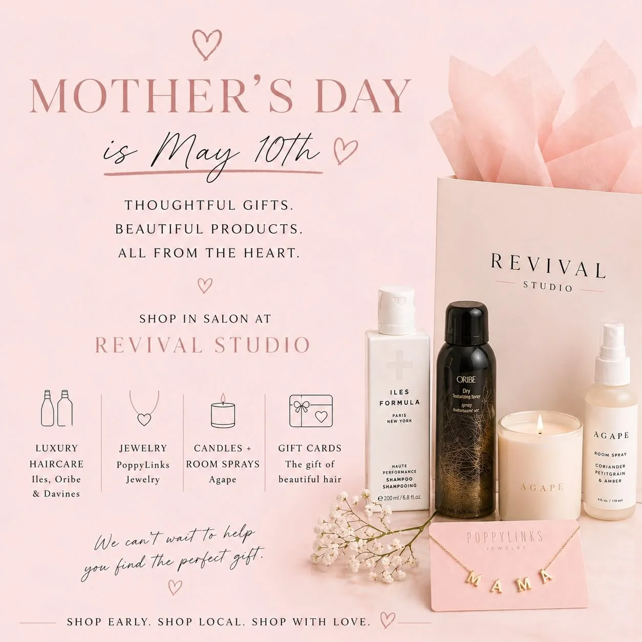 Mother&rsquo;s Day is almost here 🤍✨

Whether you&rsquo;re celebrating your mom, a dog mom 🐶, an auntie, or someone who&rsquo;s always shown up with love&hellip; we have the perfect gift waiting for you at Revival Studio.

✨ Luxury haircare from Or