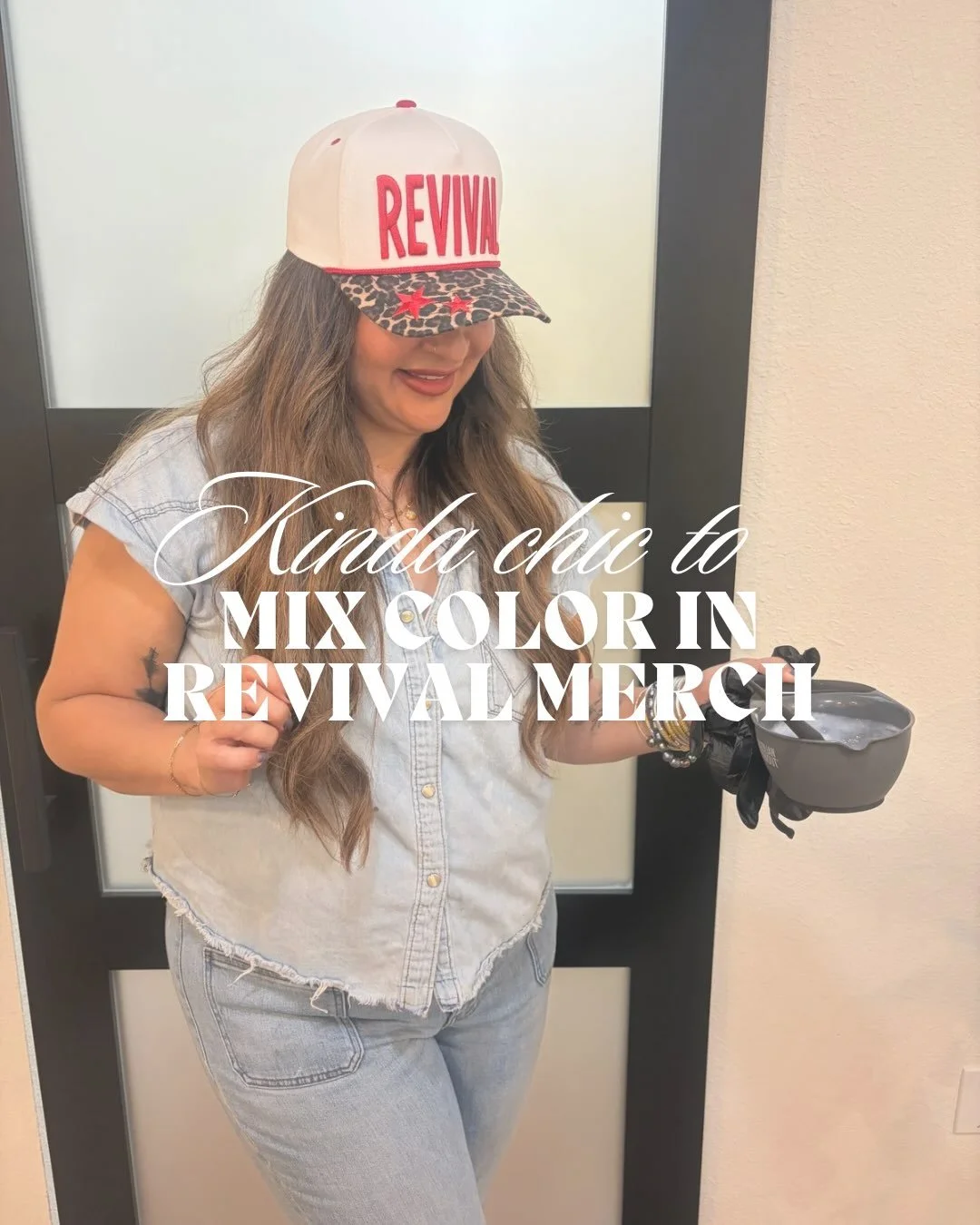 Mixing color in Revival merch, fresh cookies, branded iced coffee and really good hair care. Kinda chic. Very Revival. 🤍

#RevivalStudio #revivalbabes #livermorehair #bayareasalon #kindachic