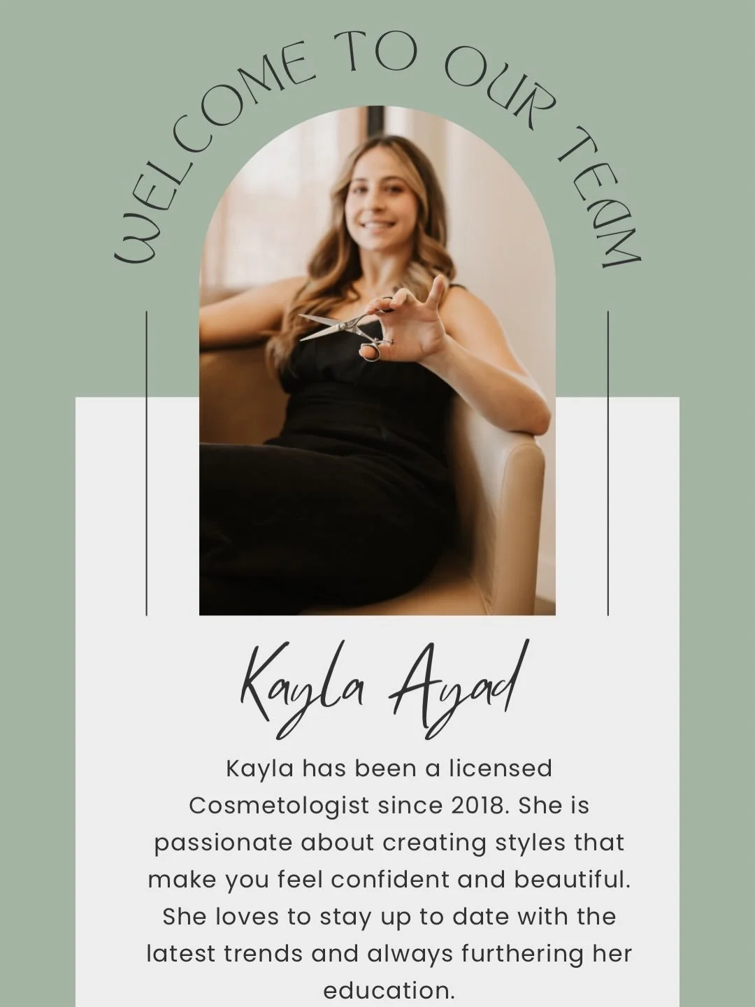 ✨ Meet Kayla! ✨

We&rsquo;re so excited to have @kayla_does as part of the Revival Studio team! 🤍

Kayla has been a licensed stylist since 2018 and is passionate about creating beautiful, customized styles that leave her clients feeling confident + 