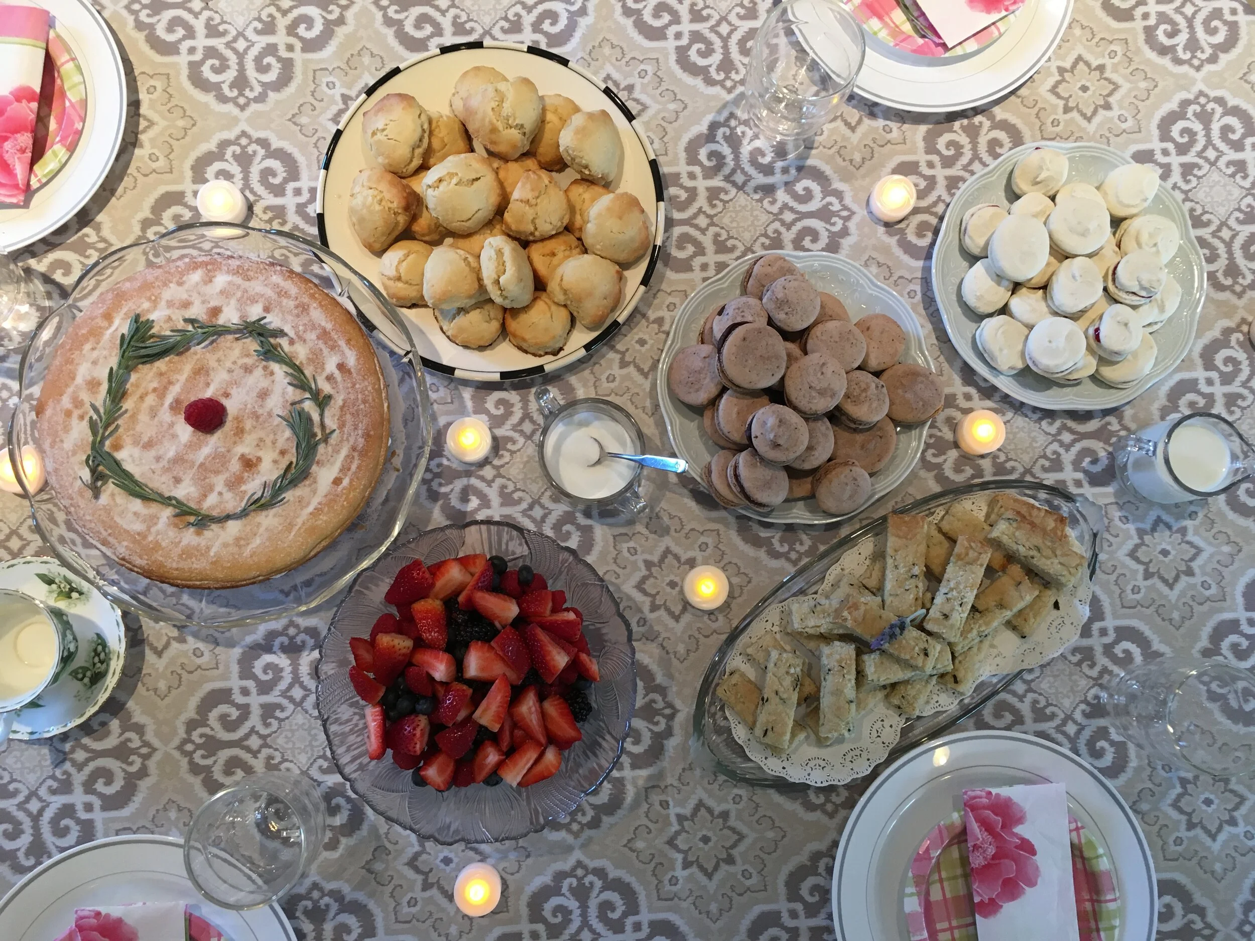Event #4: Our First New Year’s Tea (Admission: We didn’t bake the bread ourselves…)