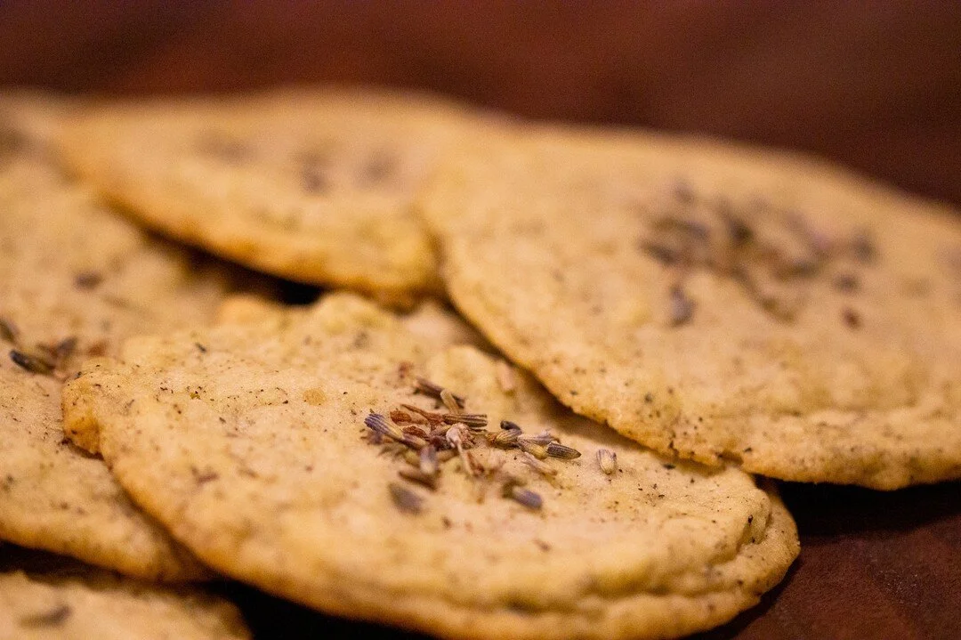 Something a little different - these Lavender Cookies had a perfect chew, were deliciously floral, and balanced with a hint of sweetness.  Definitely different, but delectable none-the-less!

Lavender Cookies #AJRBLab May, 2021

#AJRB #LavenderCookie