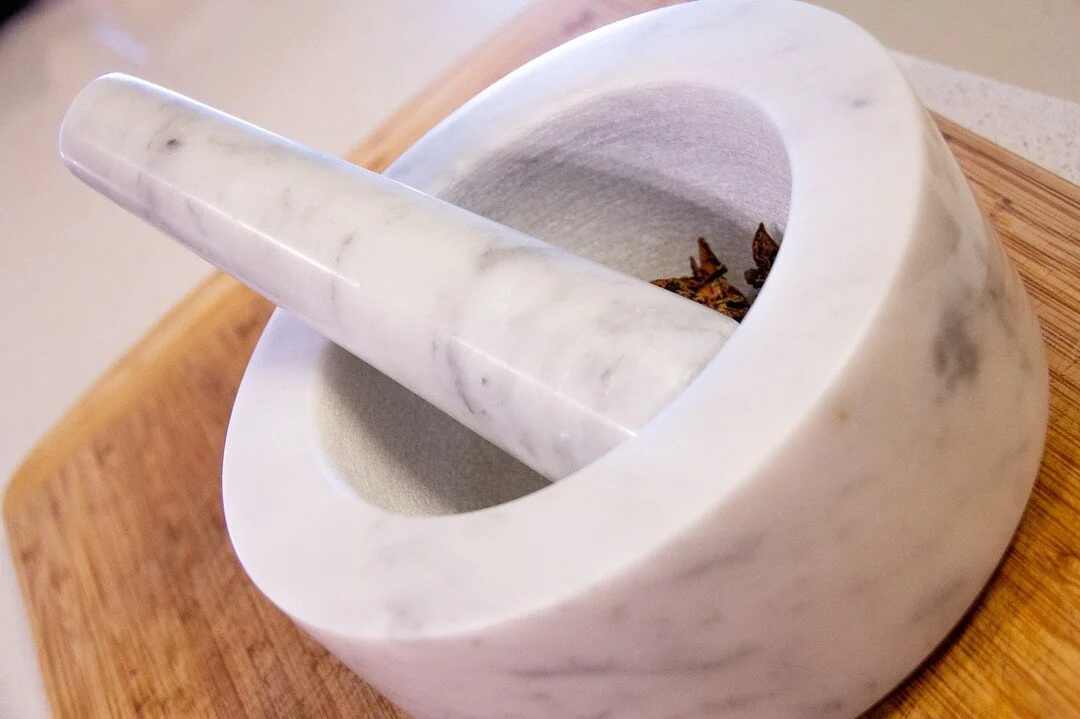 A proper Pestle and Mortar has been on my wishlist for years.  It is something that definitely doesn't fit into the &quot;needs to have&quot; bucket, but being able to grind my own spices, herbs, and ingredients like Garlic, Ginger, and Chilies has b