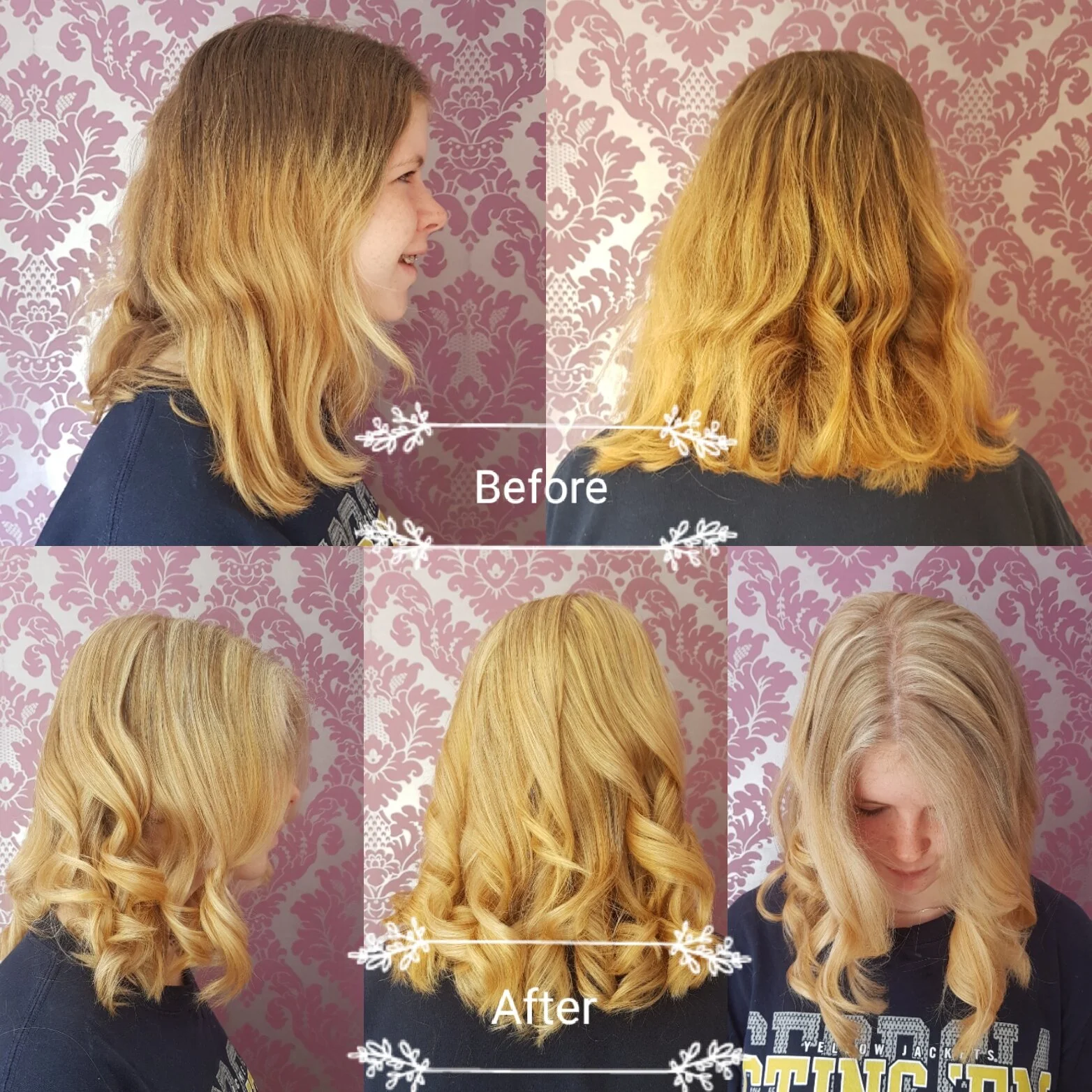 Colour refresh on natural regrowth 