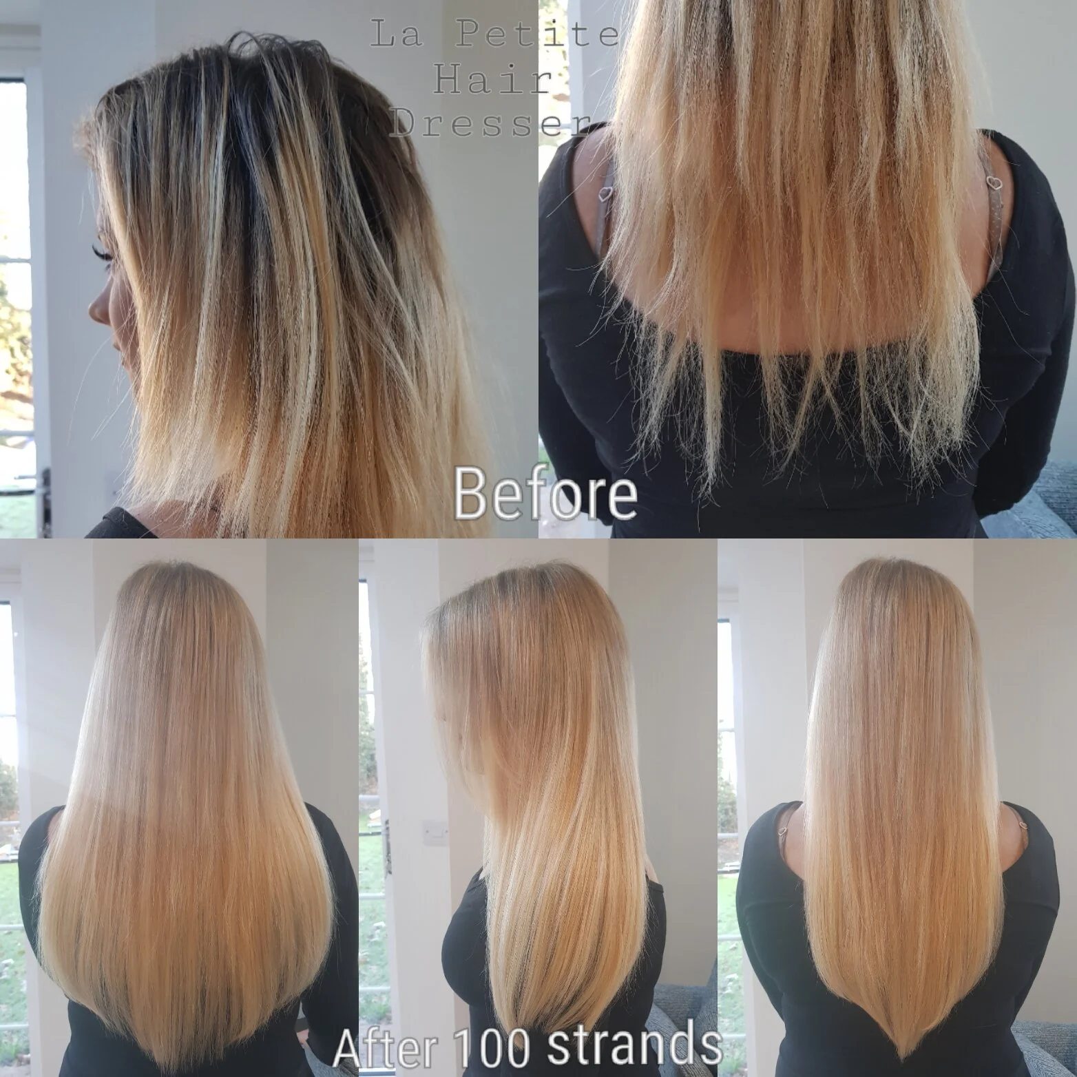 hair restyle using easilocks hair. gradual hair fix over a year 