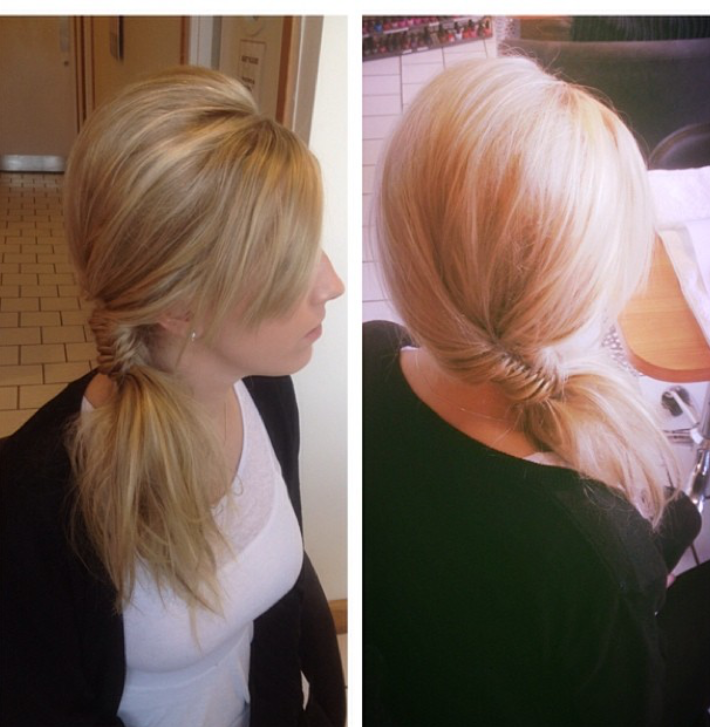 fish tale side braid 