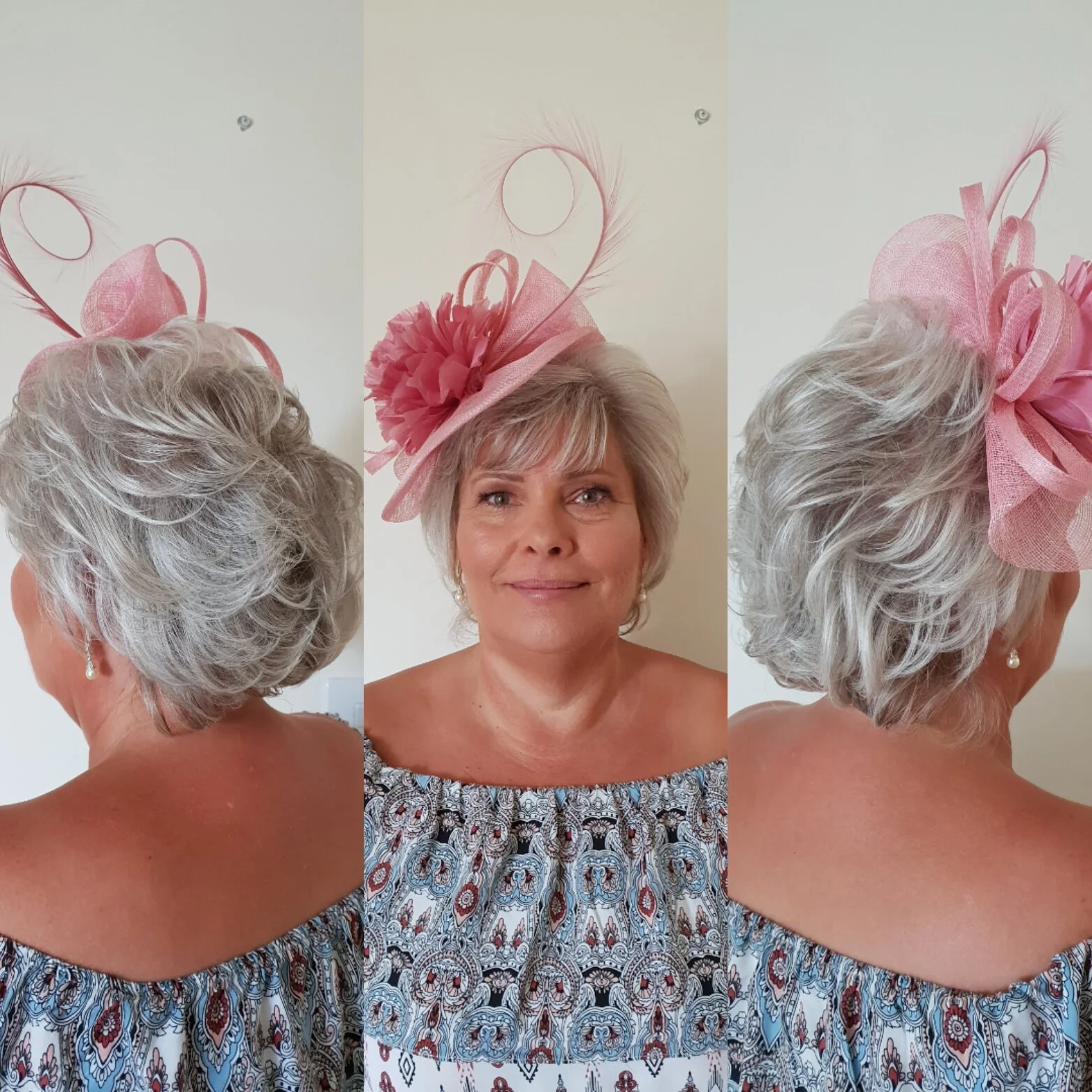 layered blowdry mother of the bride