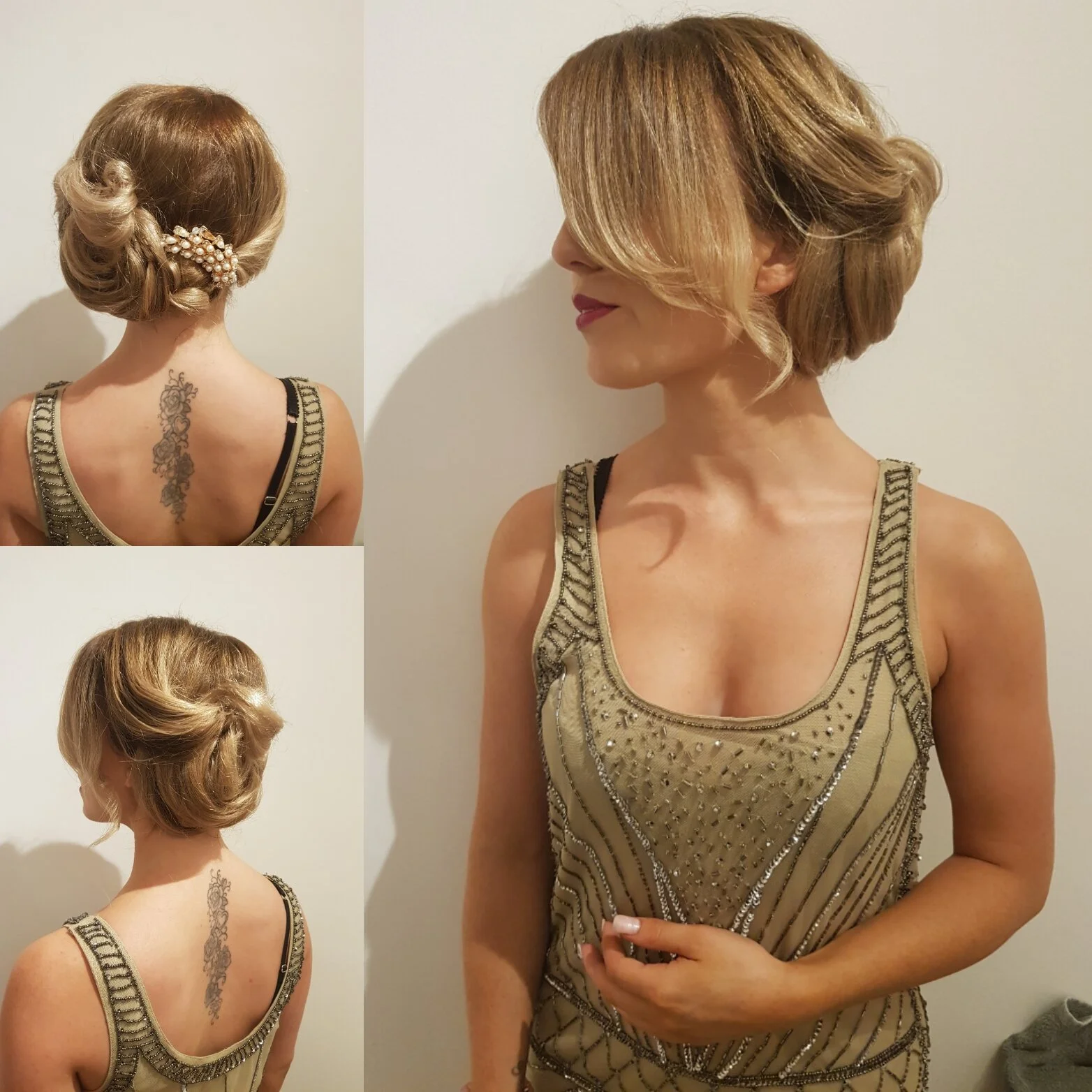 1920s party hair up 