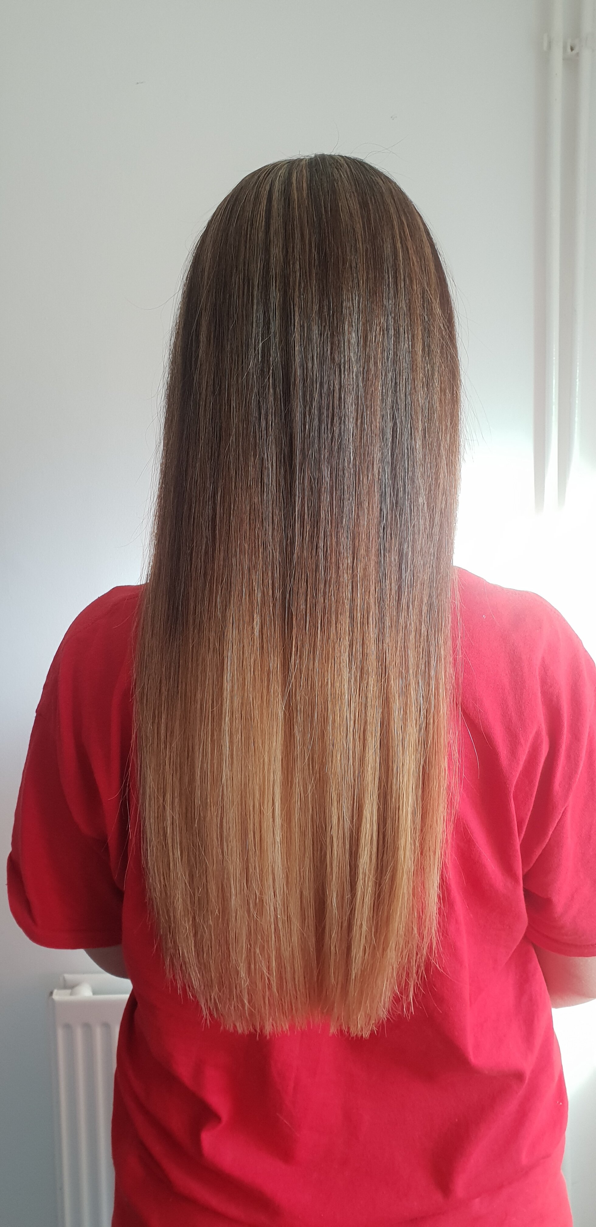 long hair soft balyage 