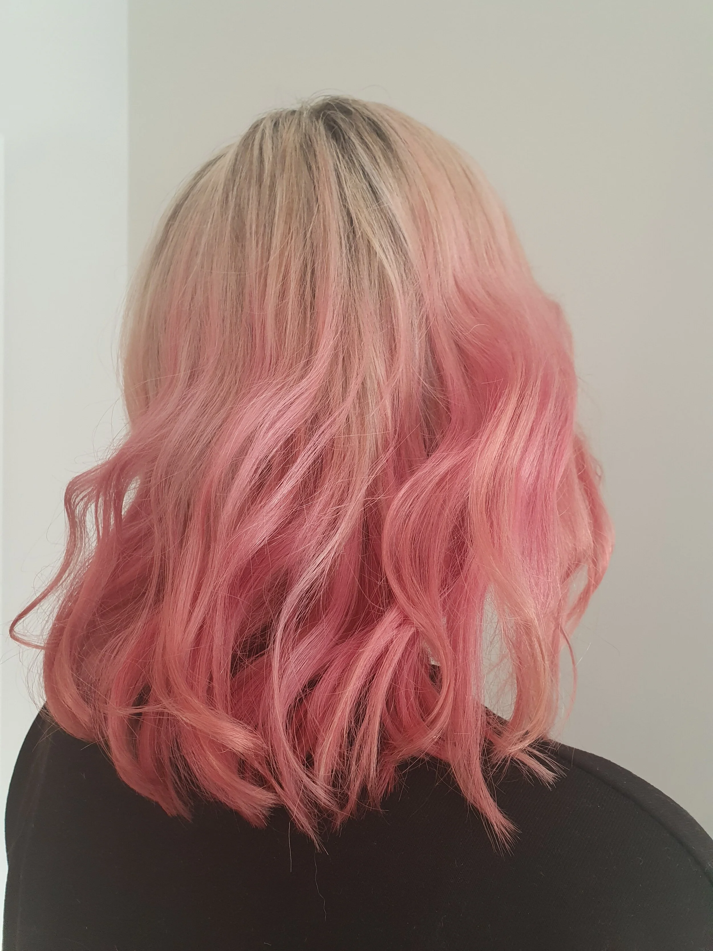 ombre bubblegum pink 