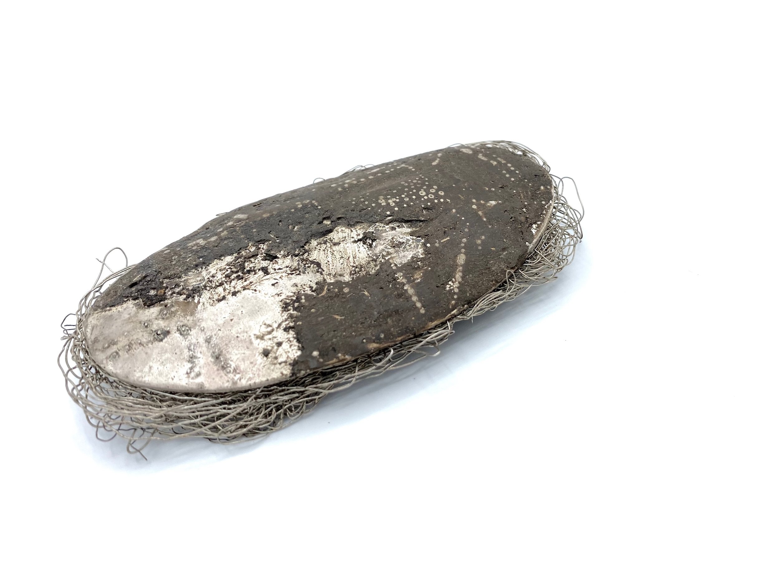 Oval Brooch, N/A, Iris Eichenberg, silver, steel