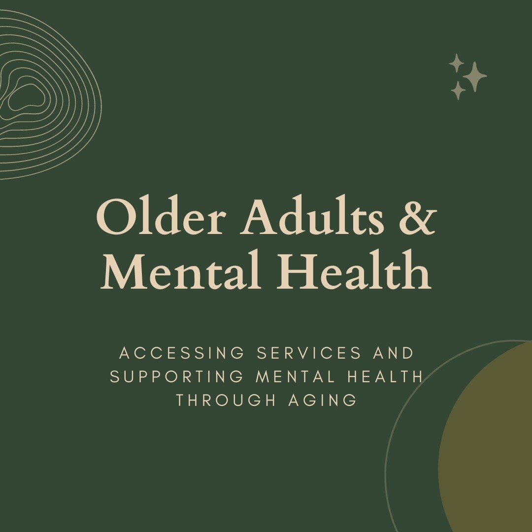 Our health follows us throughout aging and mental health is no exception. 🧠

Ageism and lack of accessibility of services are significant barriers to older adults accessing information, support, and services related to mental health. 🚫

You can sup