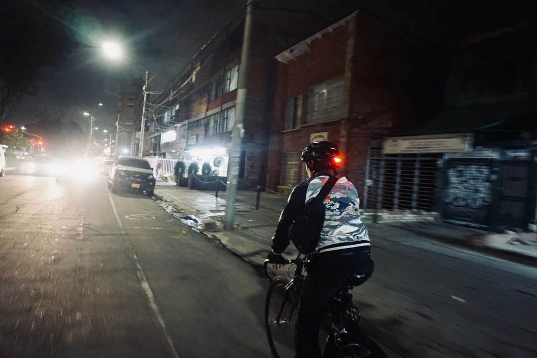 Roaming the #Bogota streets - pictures by @cv_milo  #biking #night