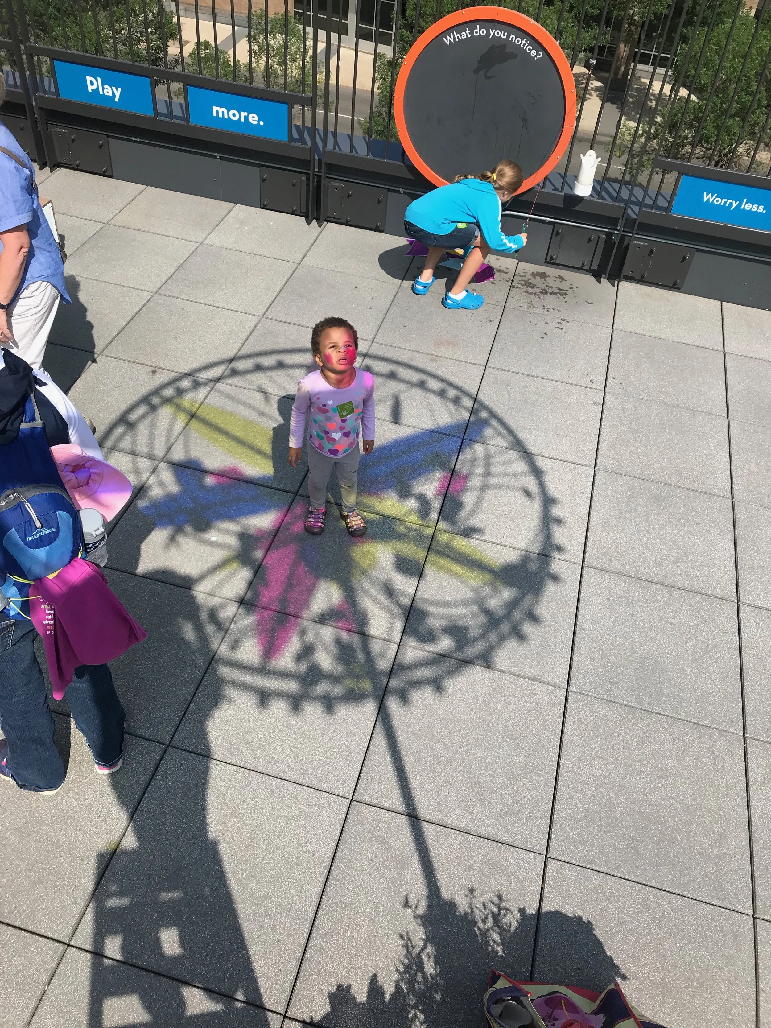 getting a rainbow tan