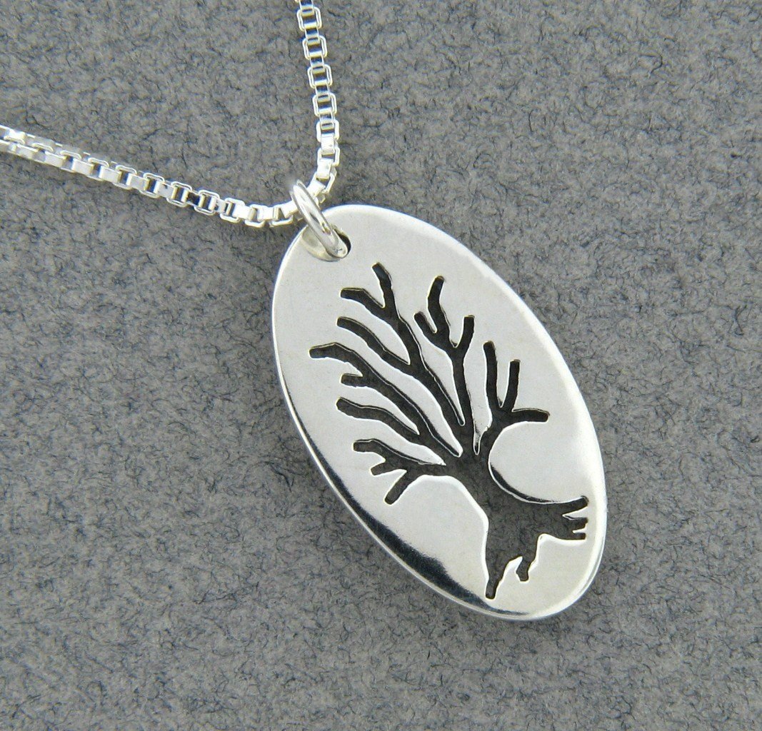 Diffuser Necklace Tree of Life (large) | Milkweed Health and Harmony  Emporium