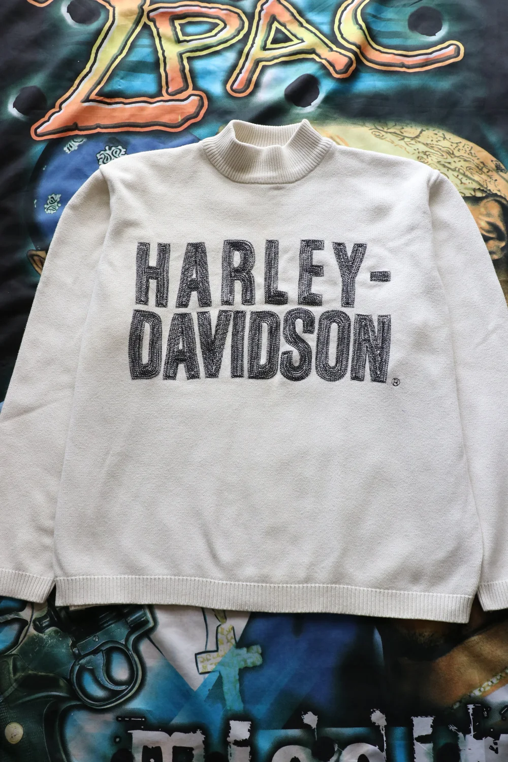 Vintage harley sweater cheap