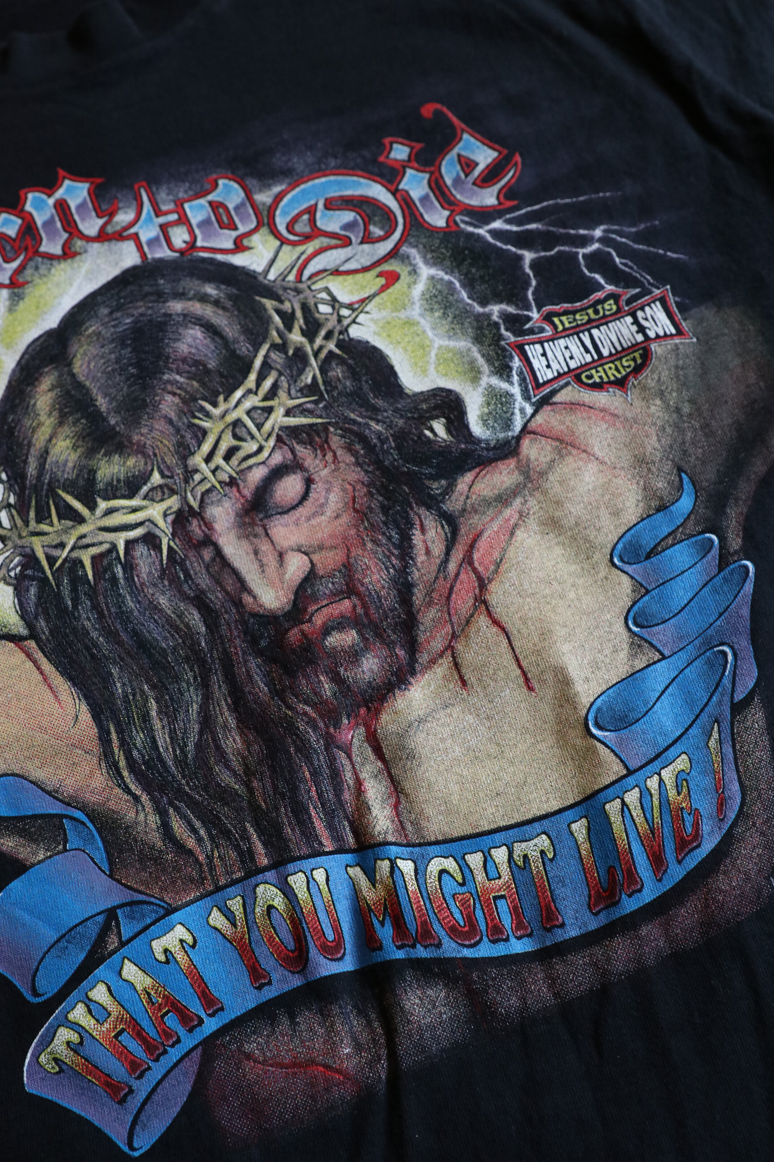 Vintage Jesus Christ Harley Davidson 