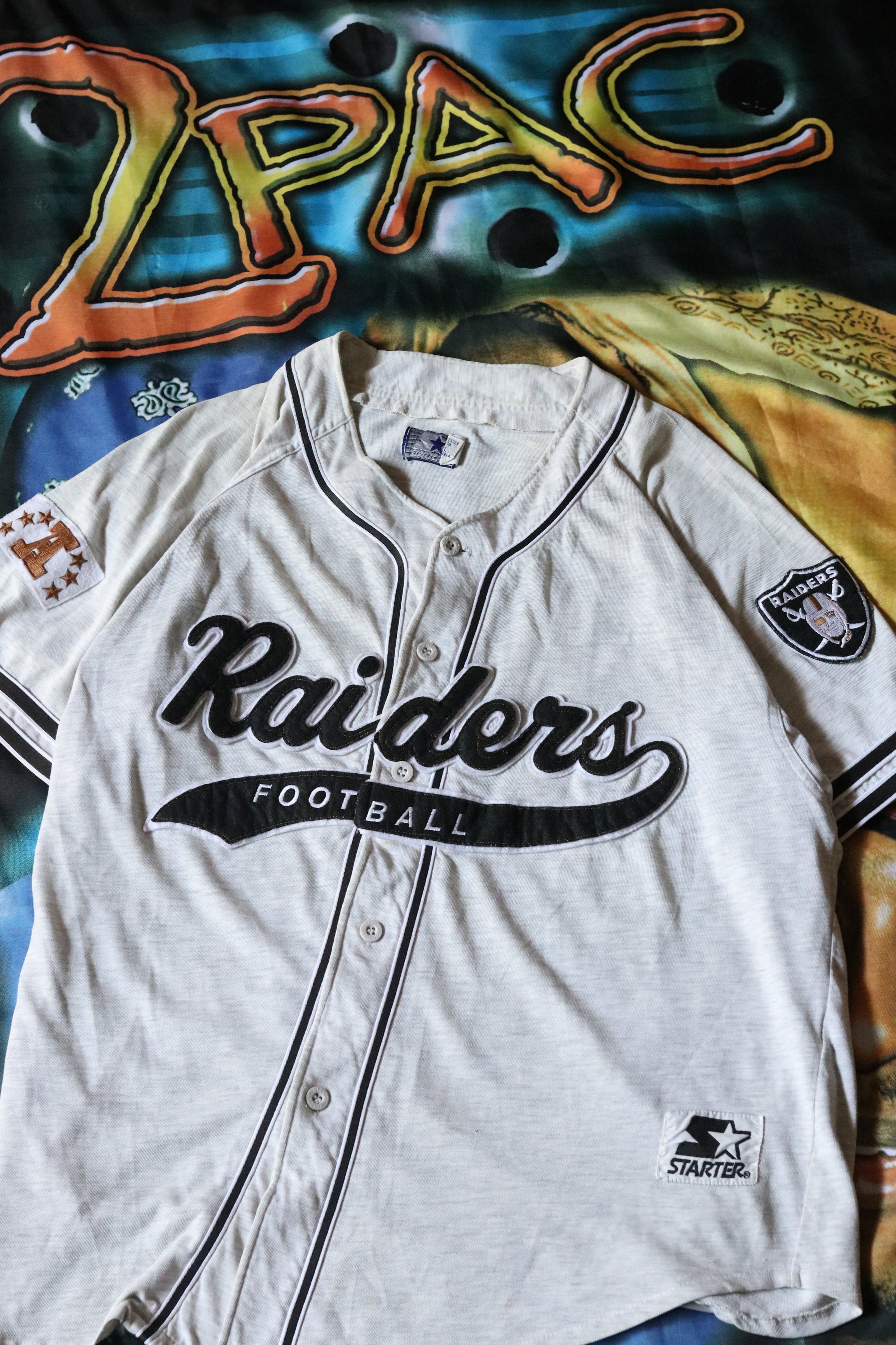 vintage raiders baseball jersey