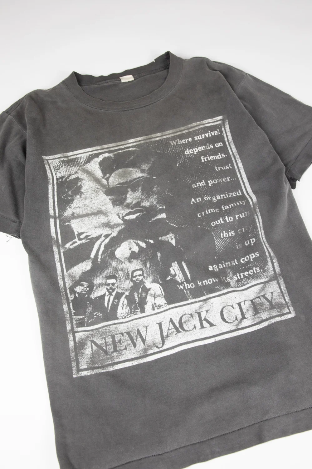 Vintage New Jack City Movie Tee in Vintage Black — HAUS OF VAIN