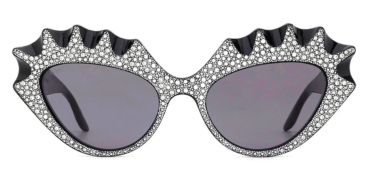 Gucci Cat Eye Swarovski Diamond Studded Designer Sunglasses  display picture 2