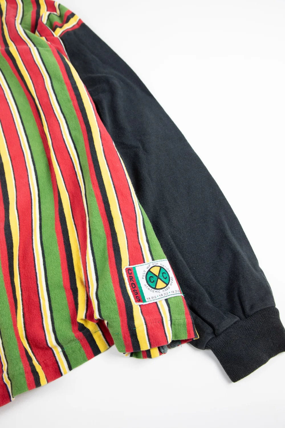 Vintage Cross Colours Zip Up Longsleeve Tee — HAUS OF VAIN
