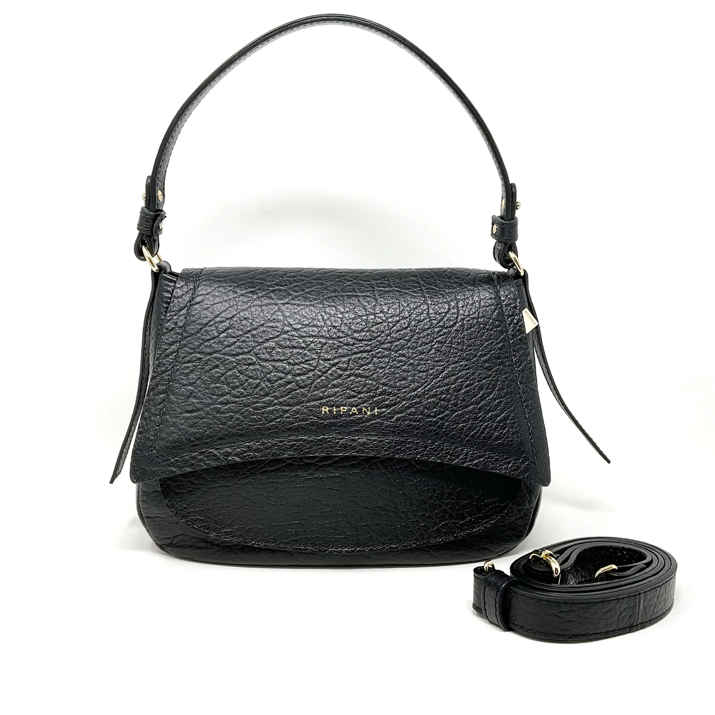 Metropolitan Shoulder Bag in Elephant-Effect Leather (Copy)