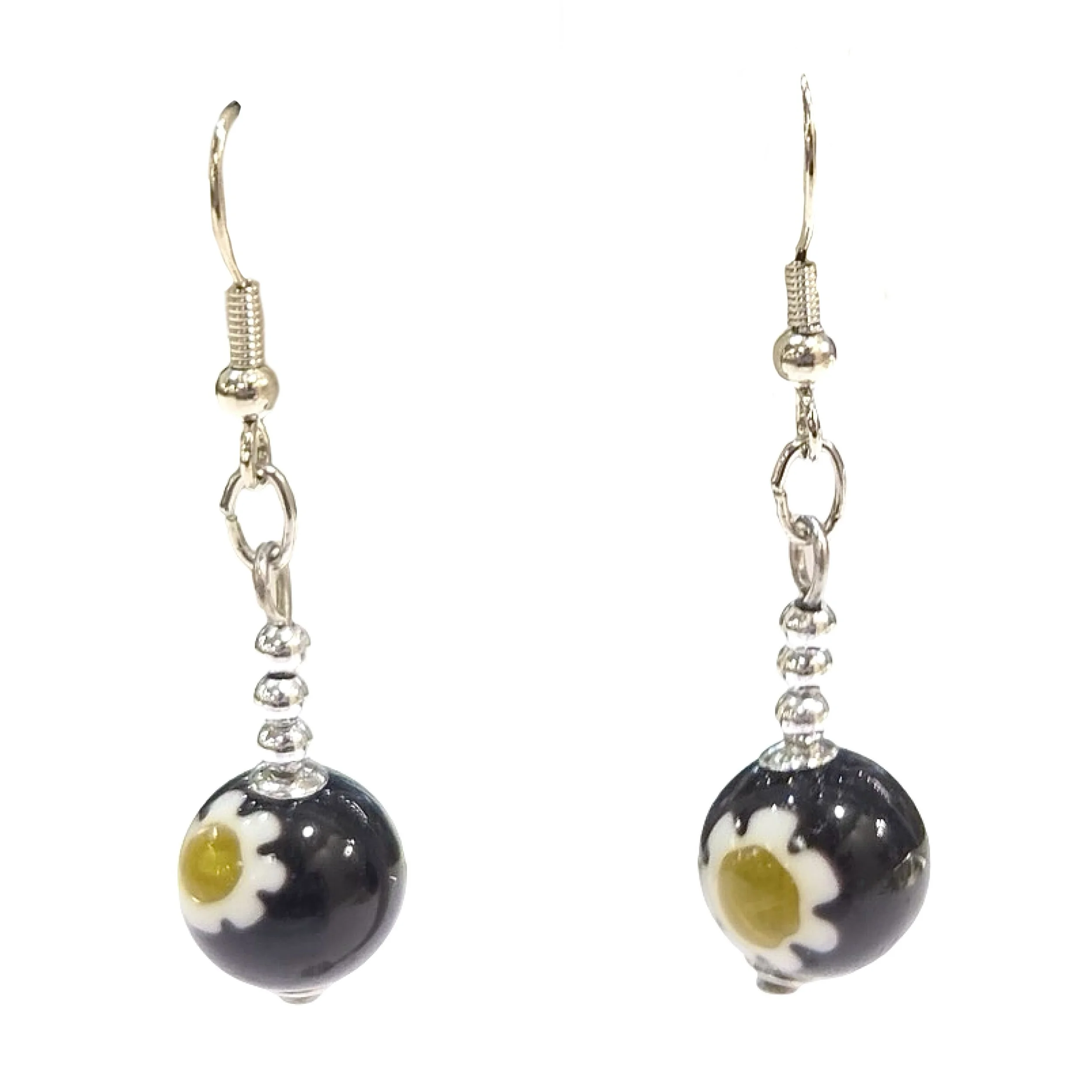 Millefiori Bead Earrings