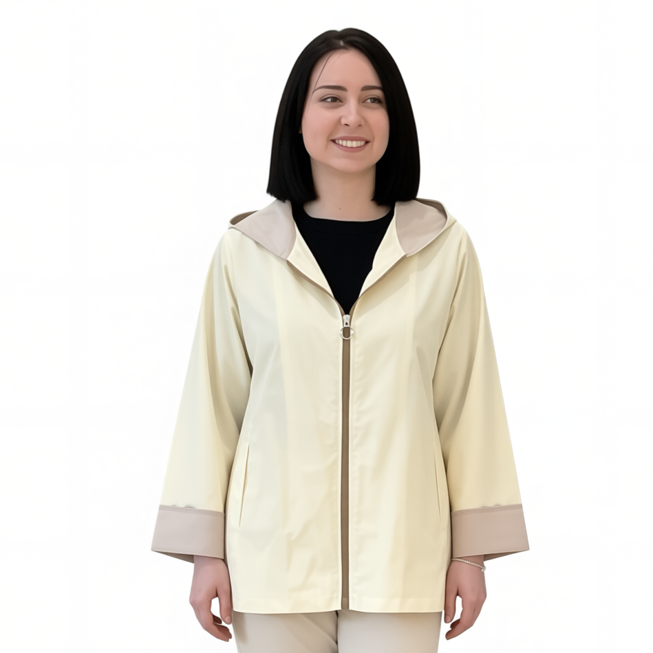 Lightweight Hooded, and Fully Lined Rain Jacket