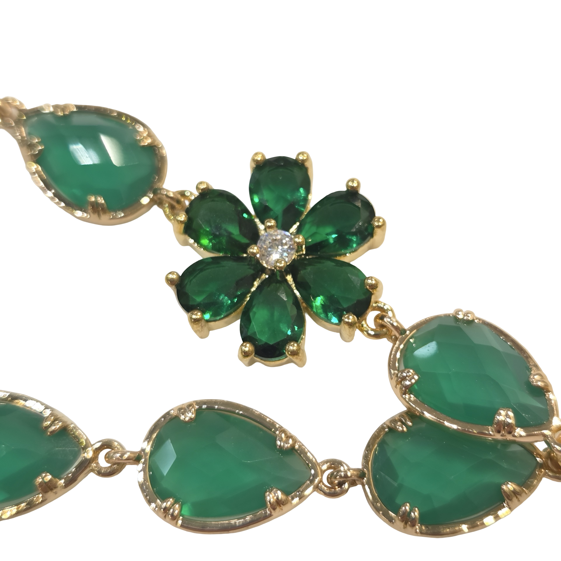 Emerald Green Serrafin Necklace
