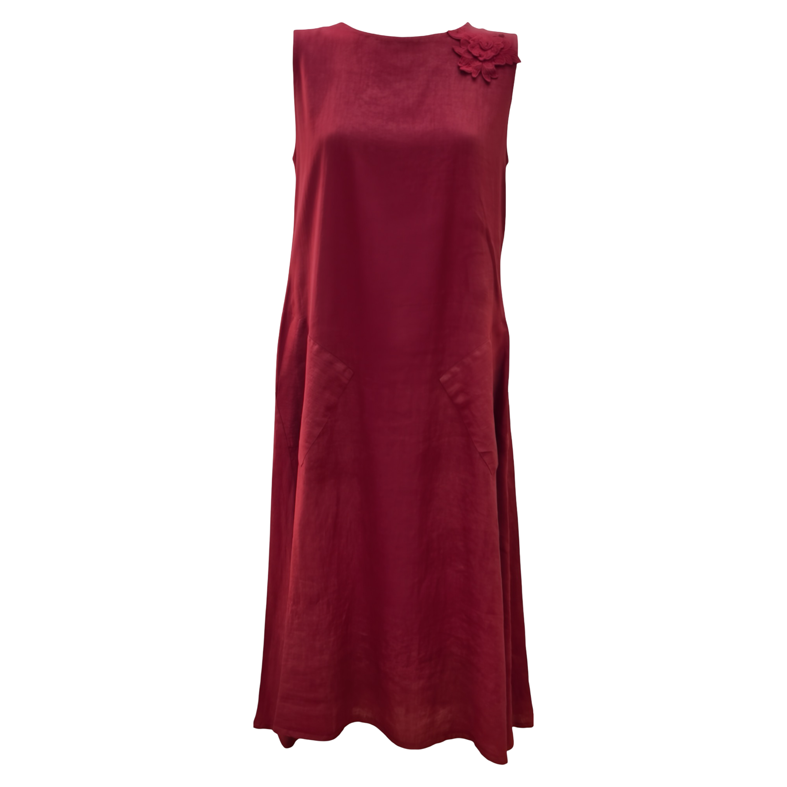 Sleeveless Linen Dress