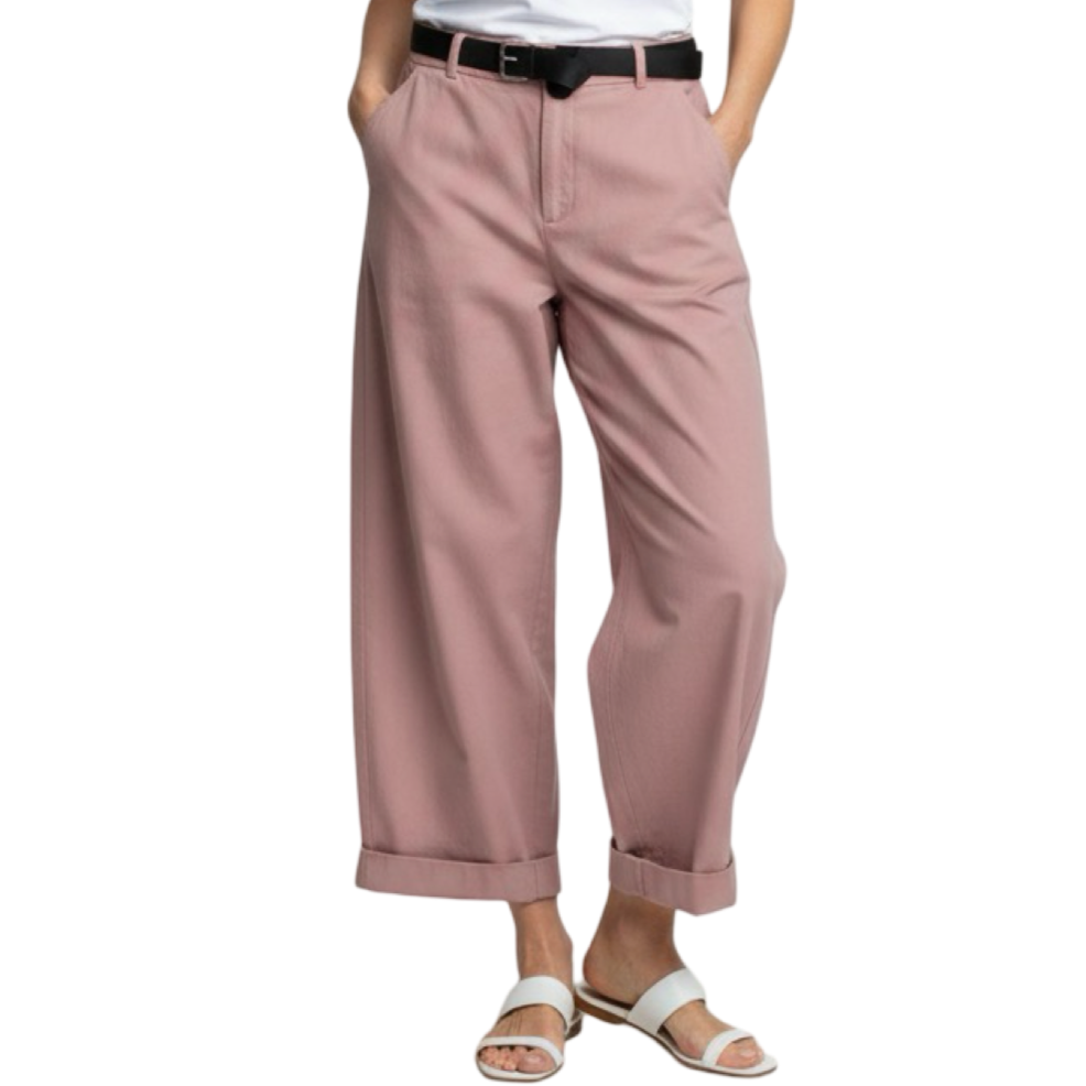 High-Rise Loose Barrel Pant