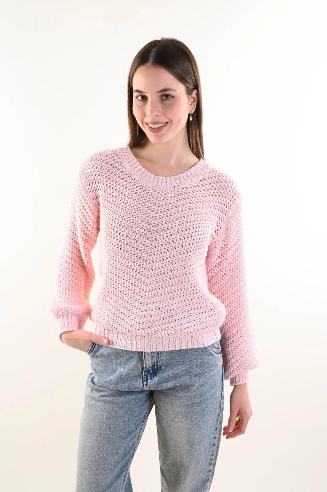 Open-Knit Sweater